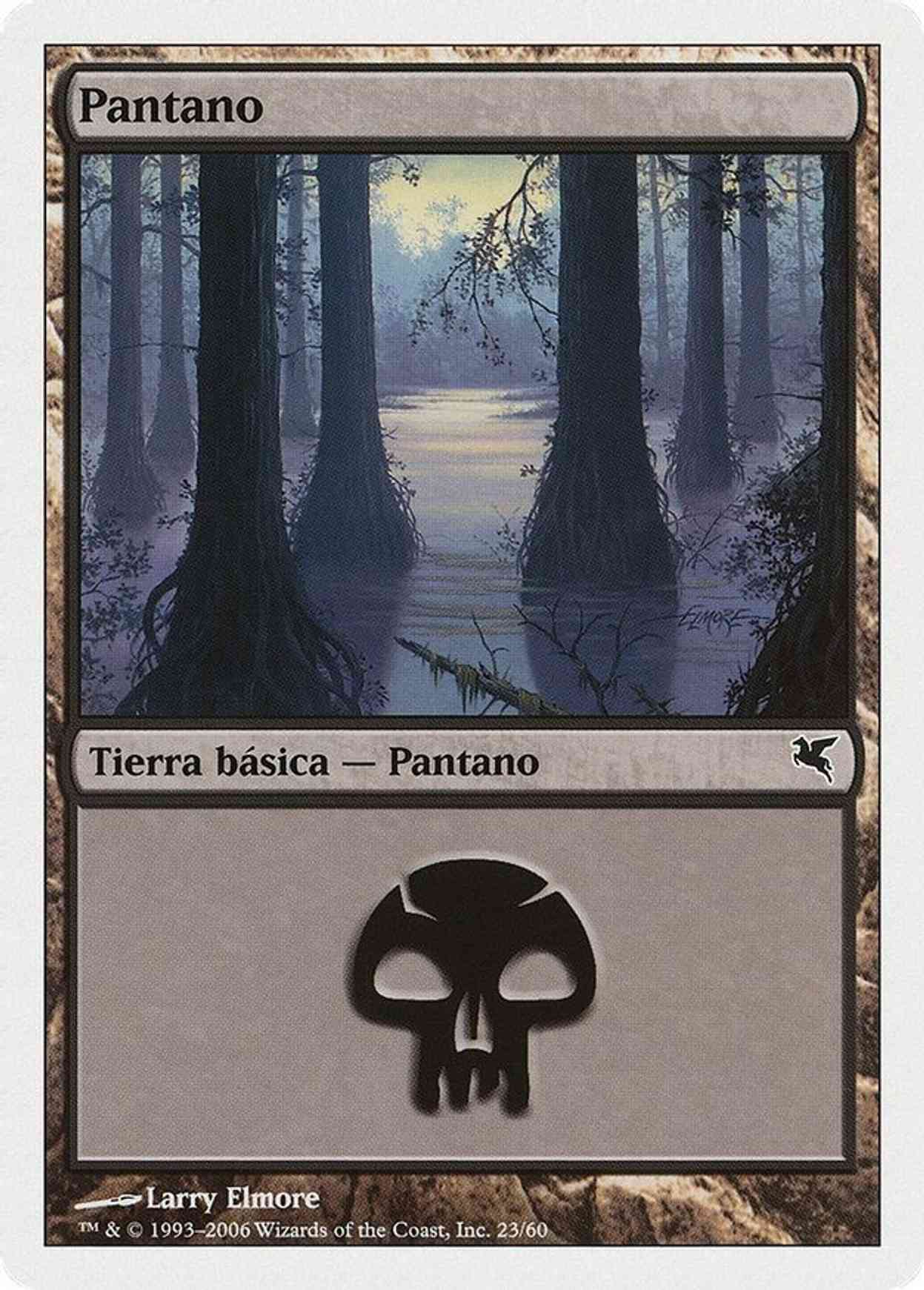 Swamp (Spanish) - "Pantano" (E23) magic card front