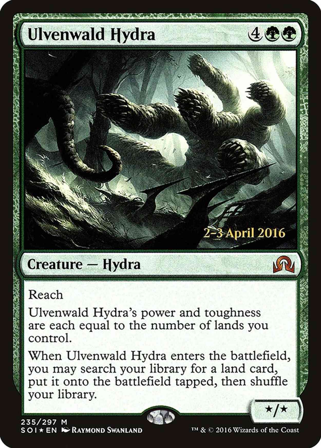 Ulvenwald Hydra magic card front