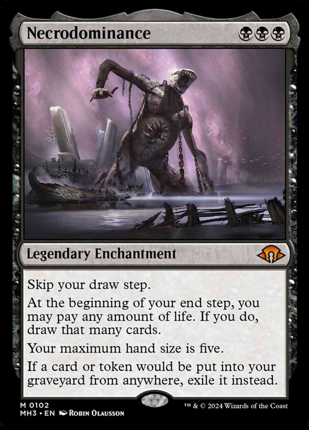 Necrodominance magic card front