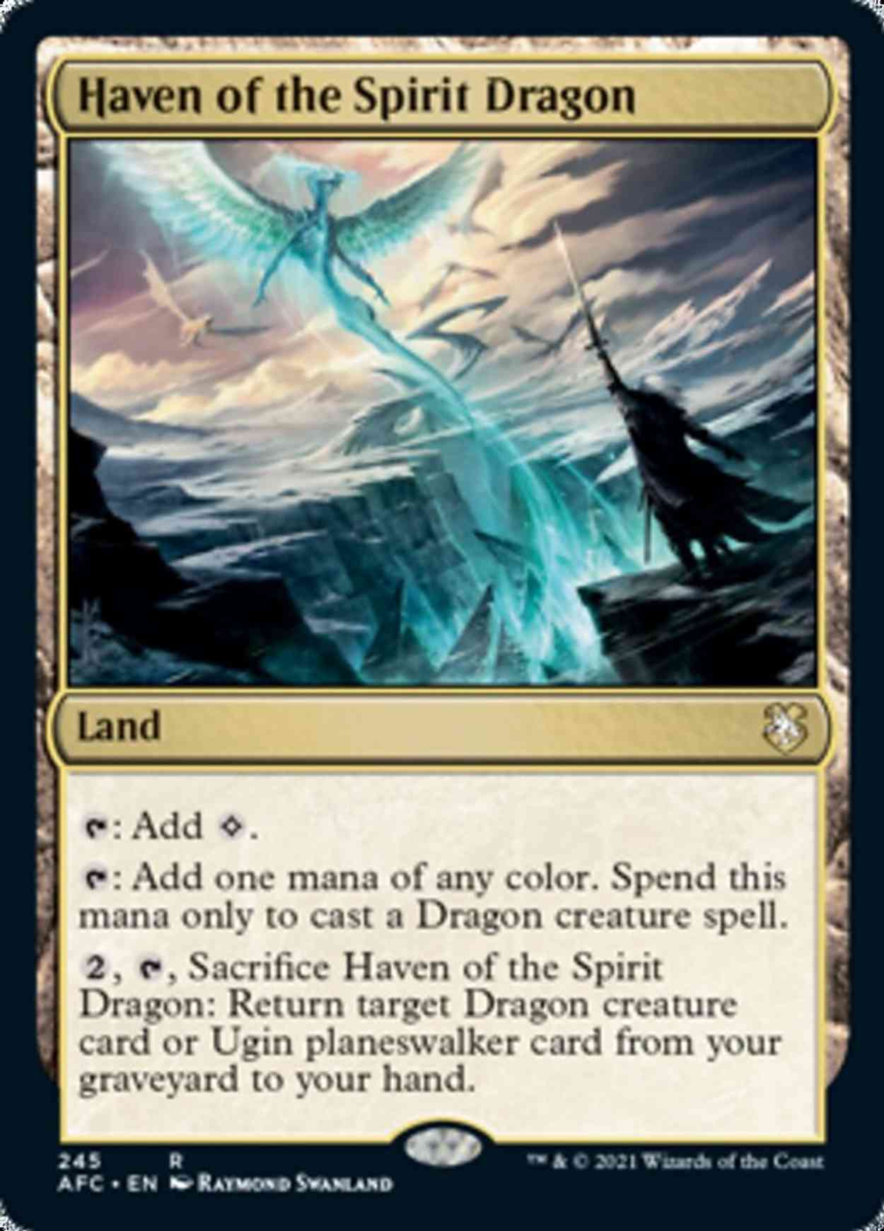 Haven of the Spirit Dragon magic card front