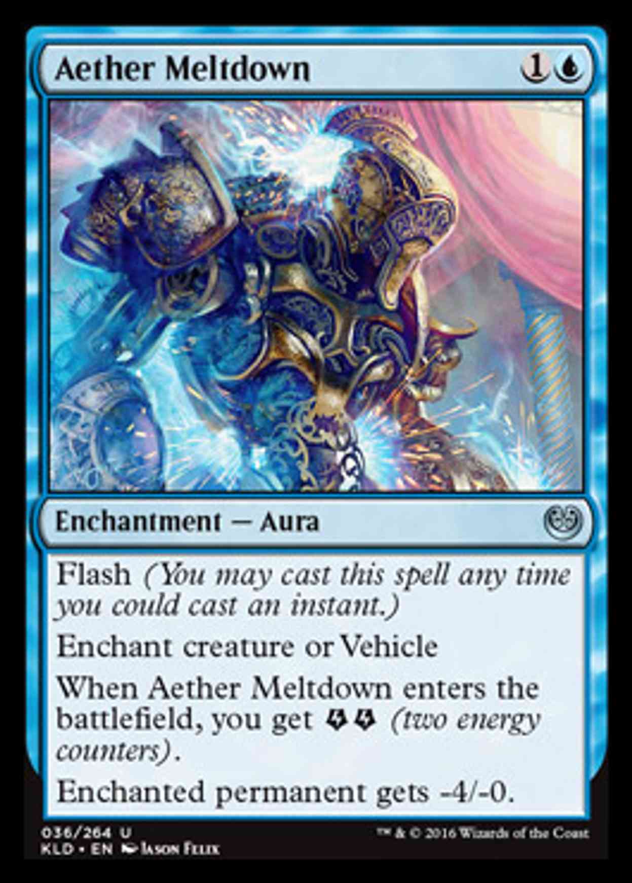 Aether Meltdown magic card front