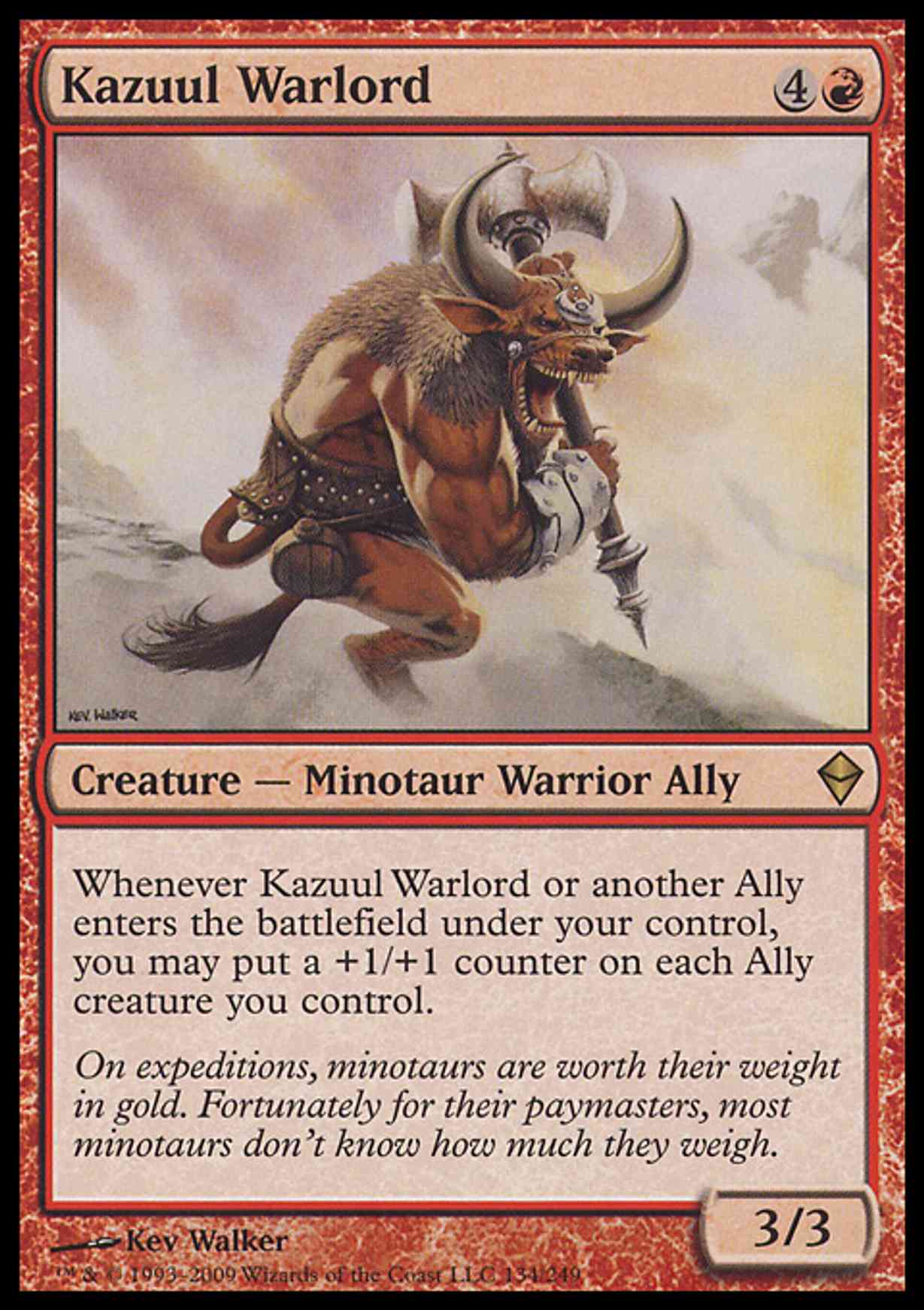 Kazuul Warlord magic card front