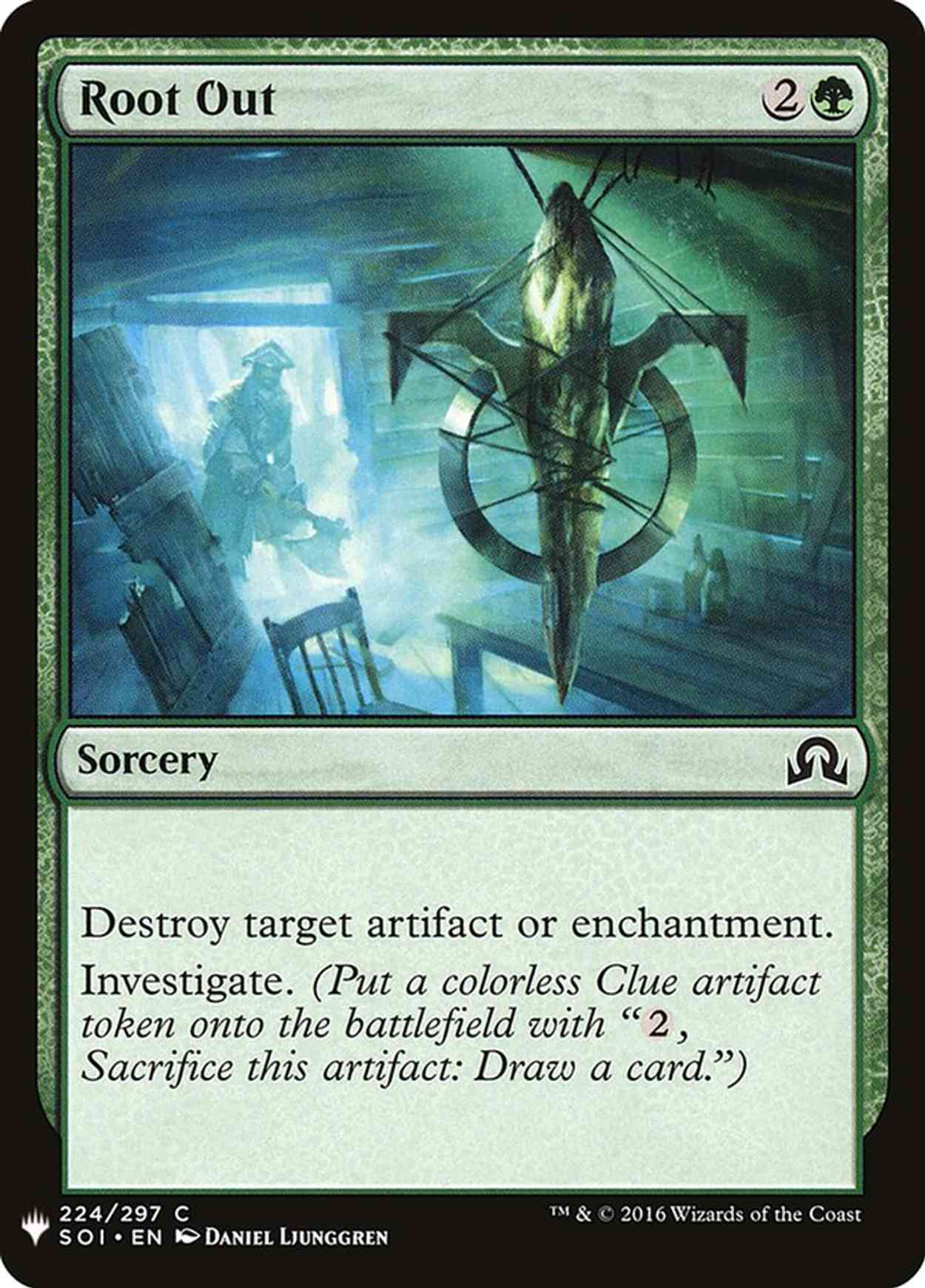 Root Out magic card front