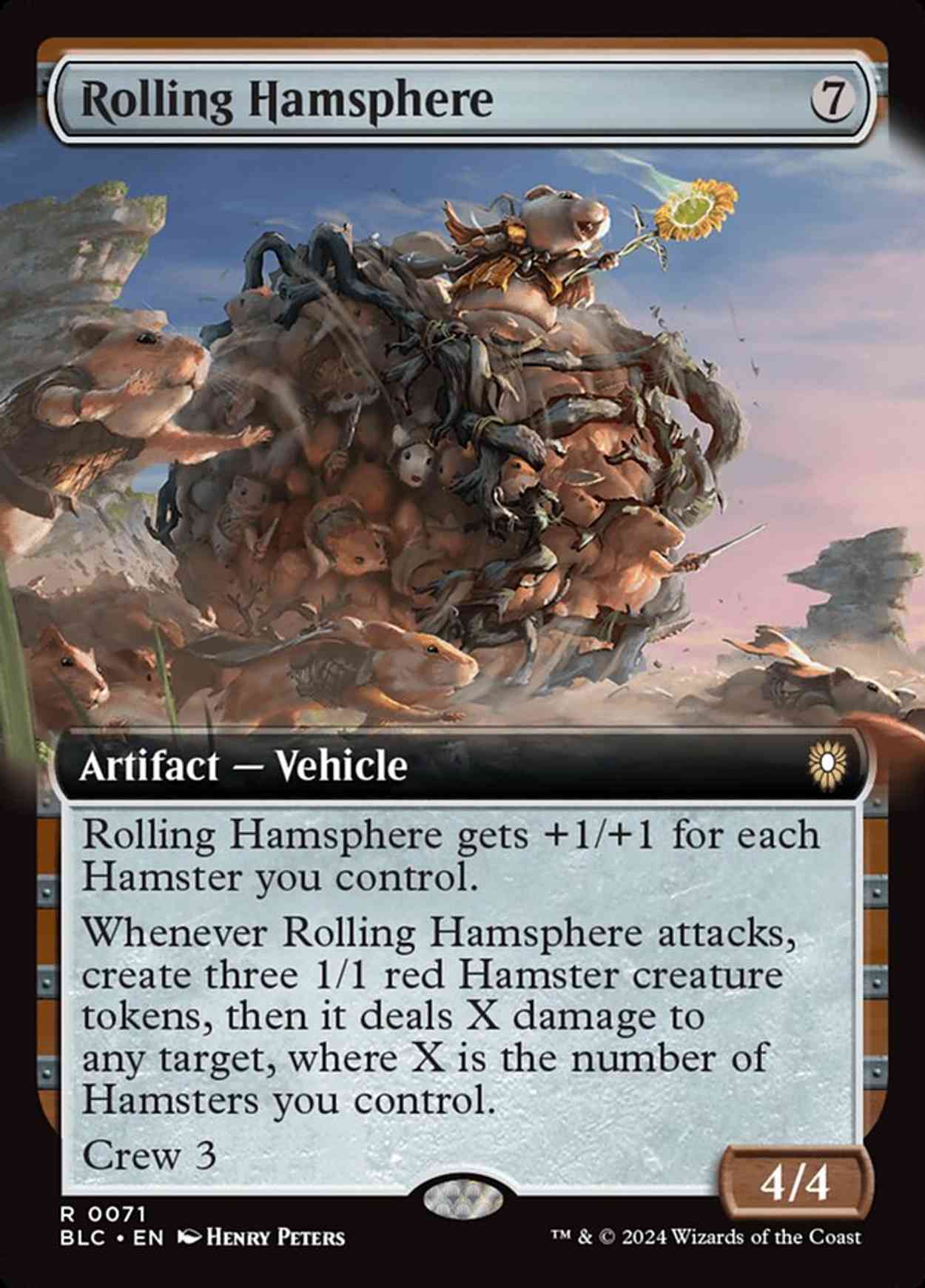 Rolling Hamsphere magic card front