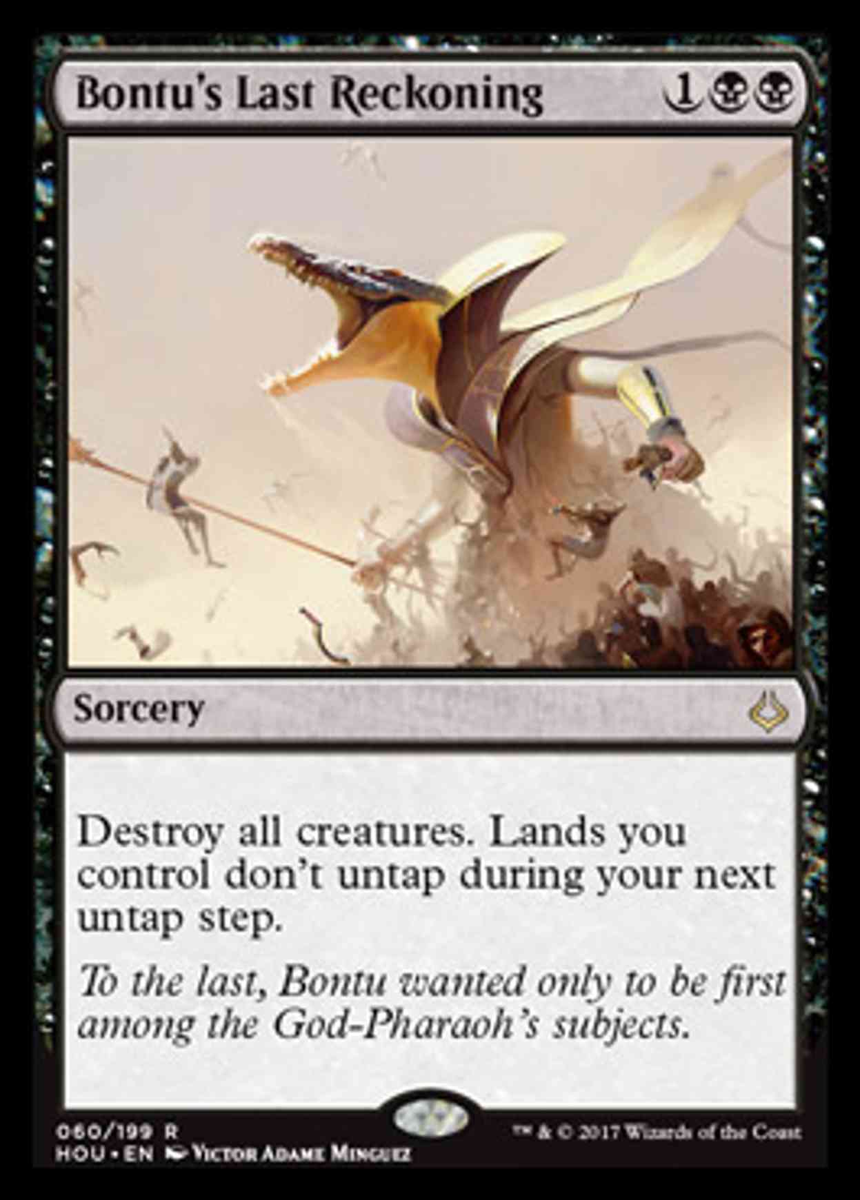 Bontu's Last Reckoning magic card front