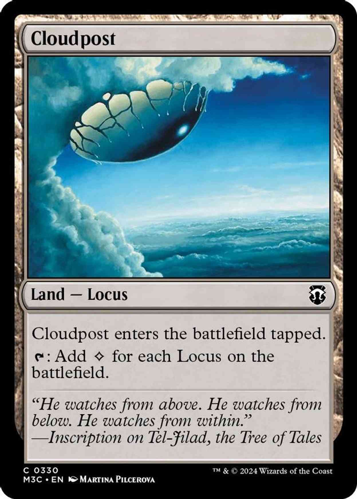 Cloudpost (Ripple Foil) magic card front