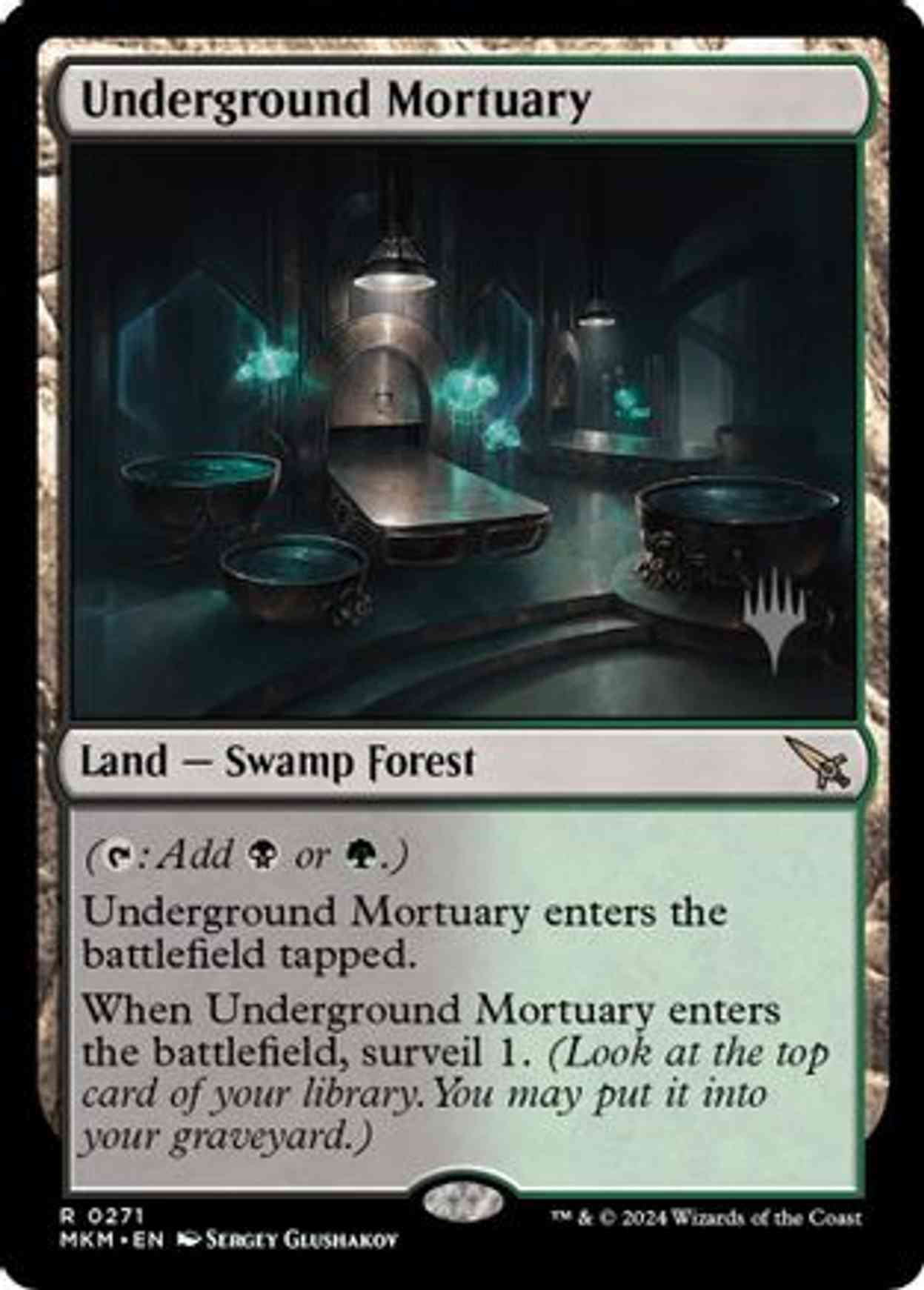 Underground Mortuary magic card front