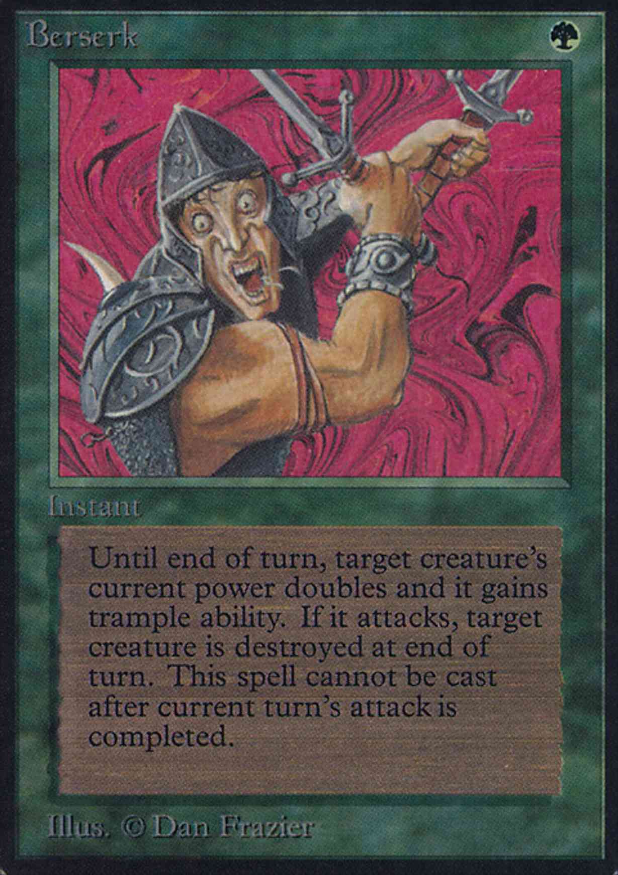 Berserk magic card front