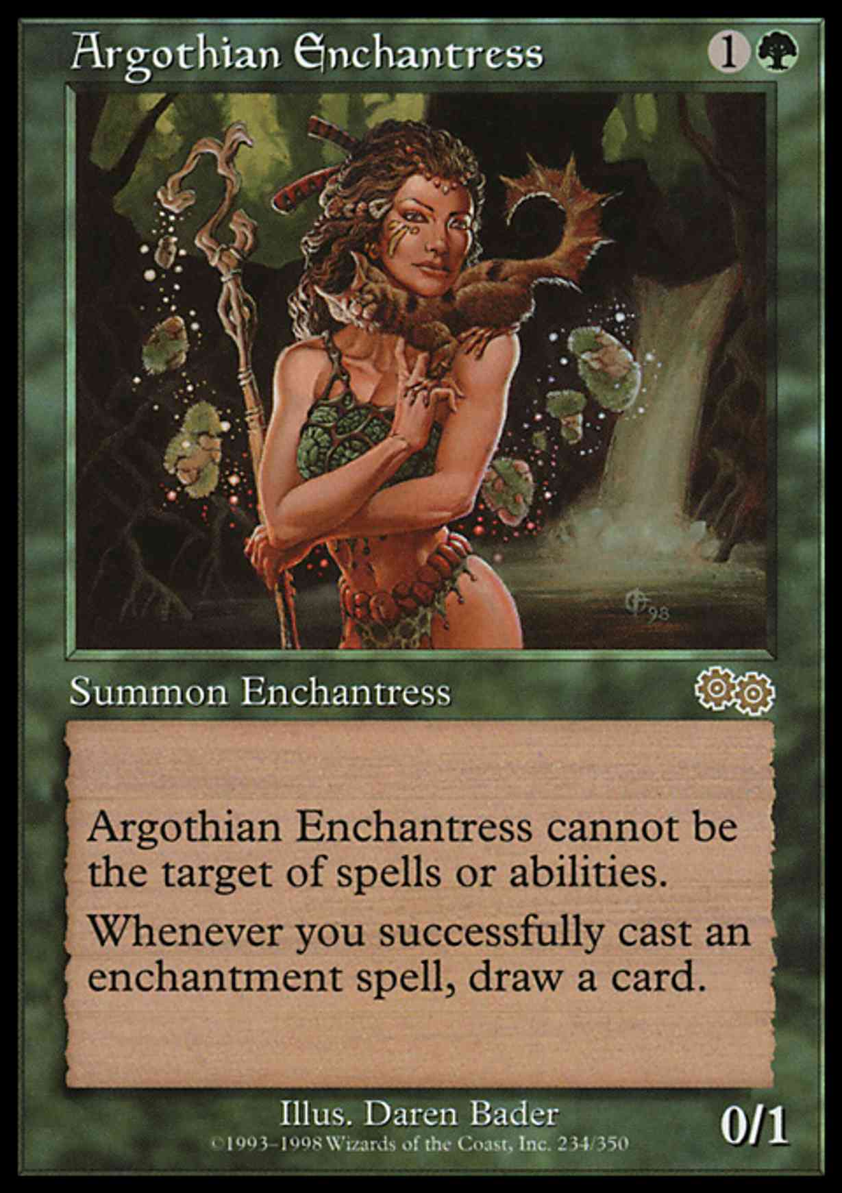 Argothian Enchantress magic card front