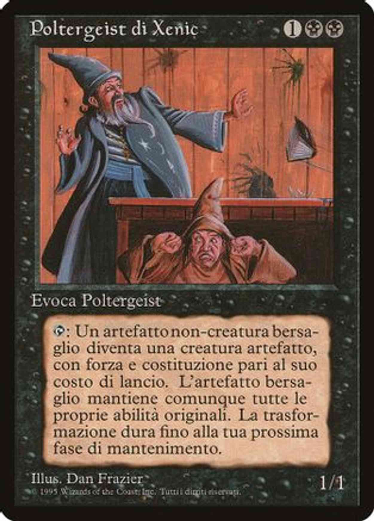 Xenic Poltergeist (Italian) - "Poltergeist di Xenic" magic card front