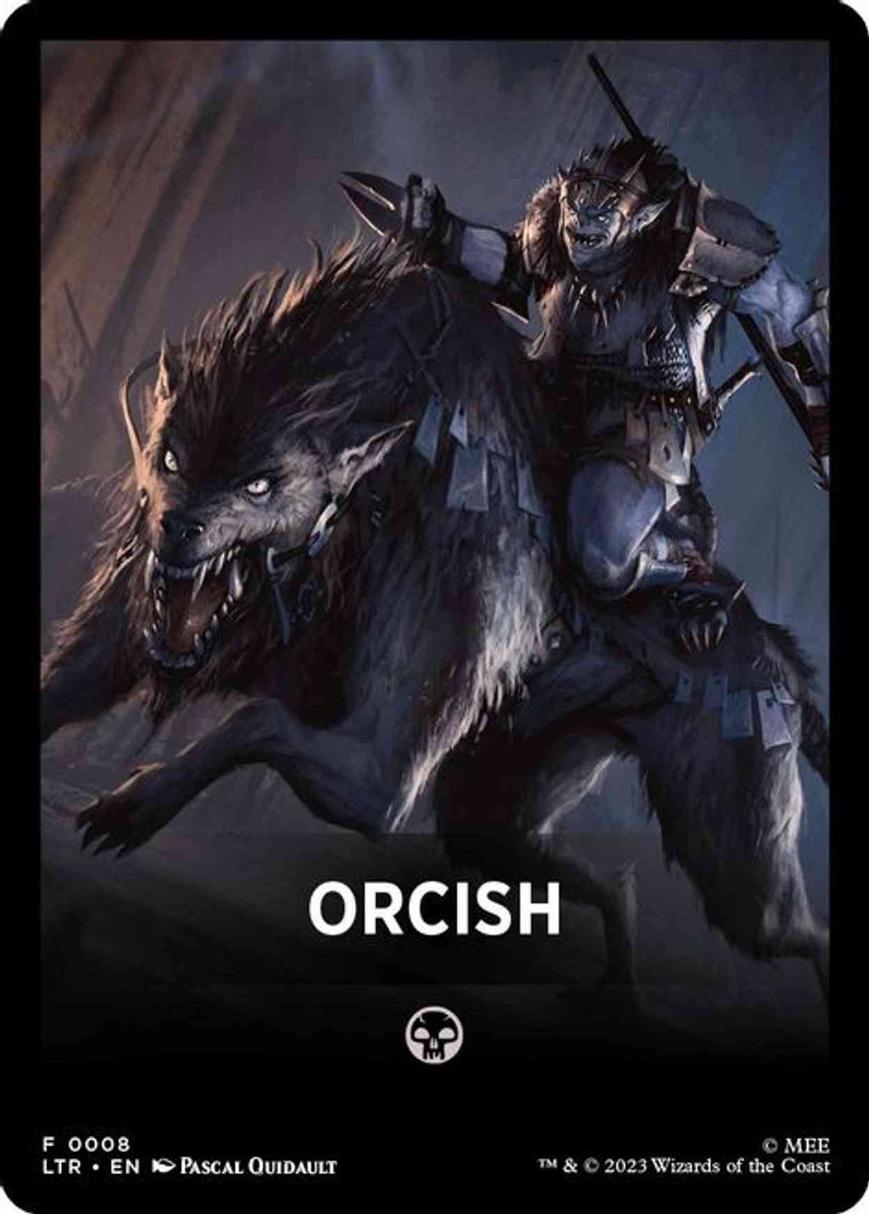 Orcish Theme Card magic card front
