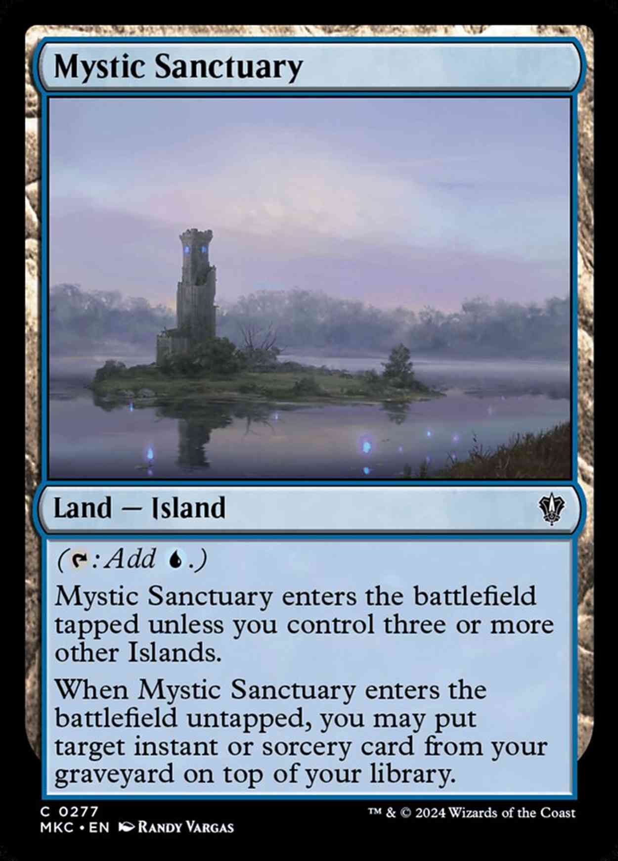 Mystic Sanctuary magic card front