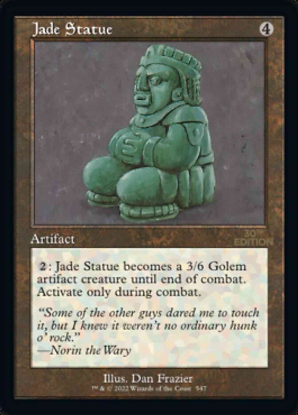 Jade Statue (Retro Frame) magic card front