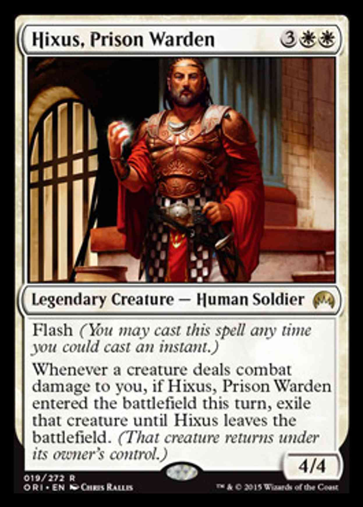 Hixus, Prison Warden magic card front
