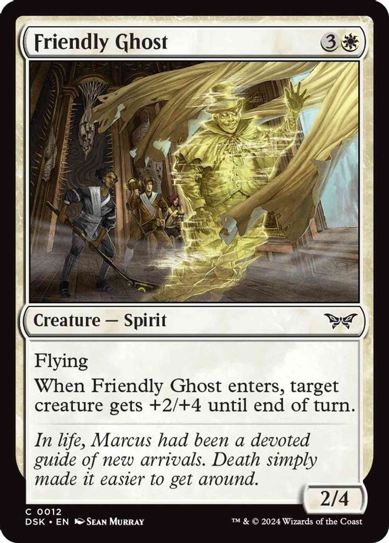 Friendly Ghost magic card front