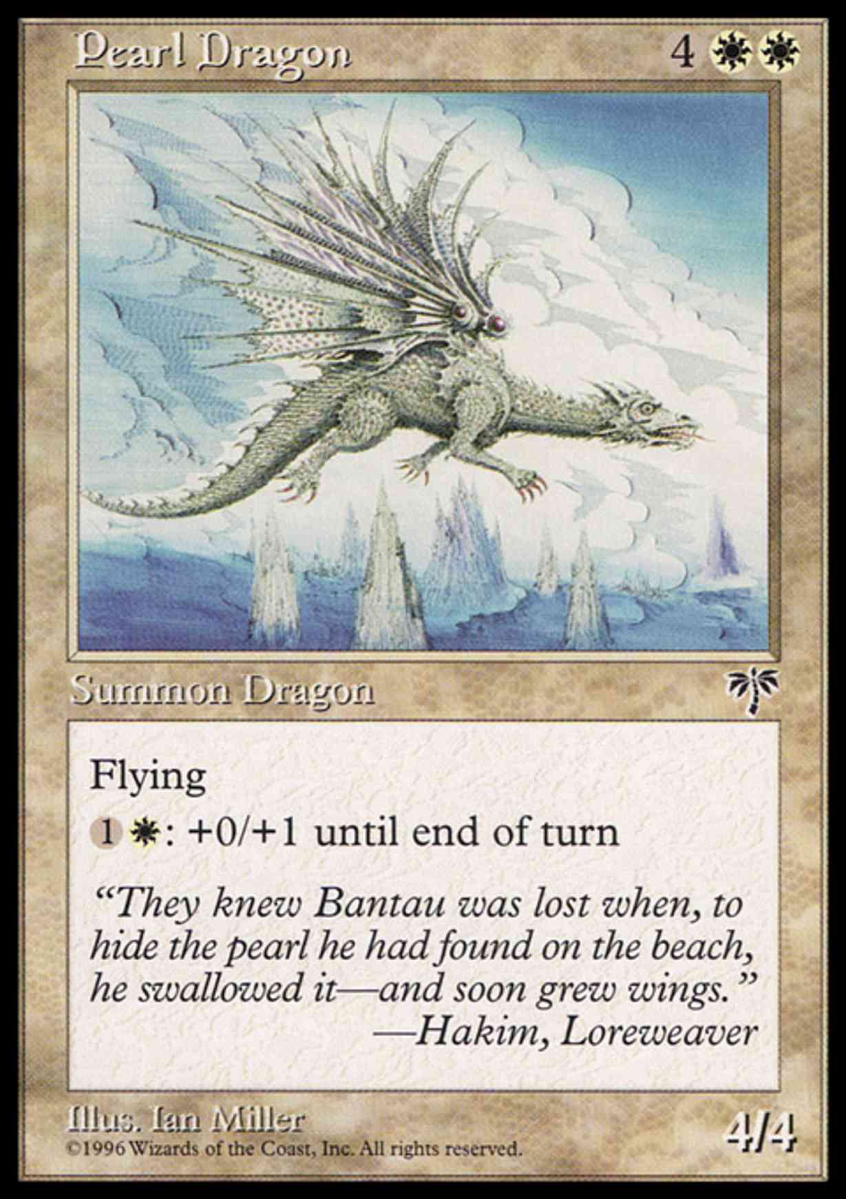 Pearl Dragon magic card front