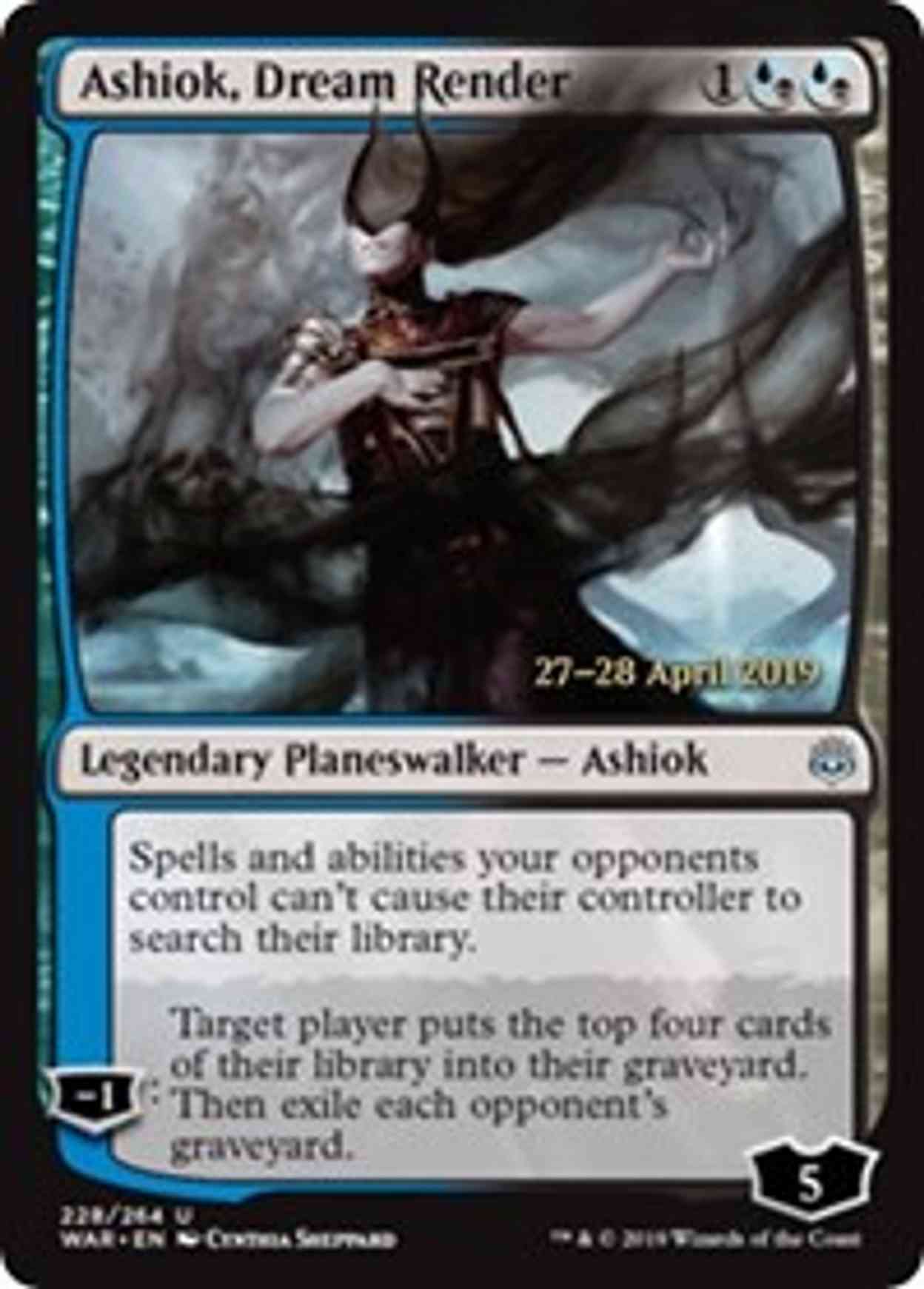 Ashiok, Dream Render magic card front