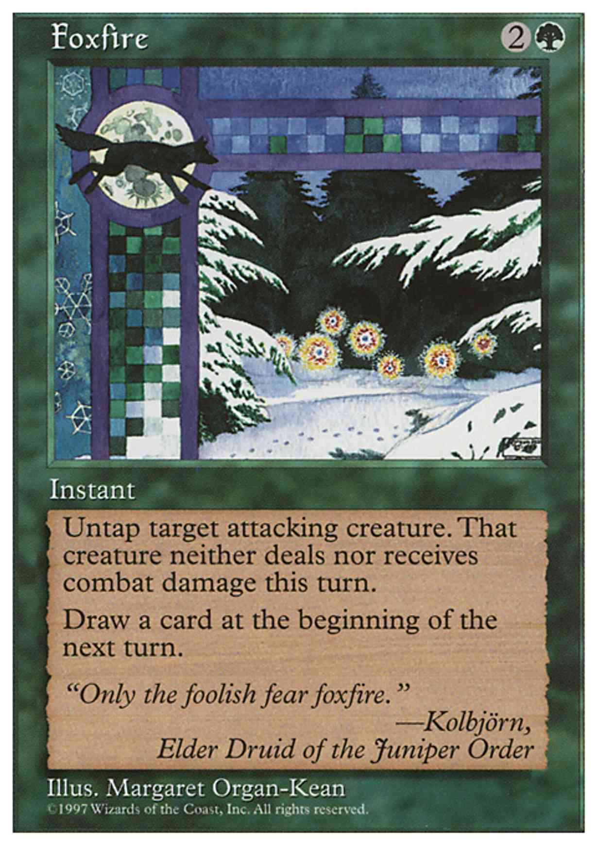 Foxfire magic card front