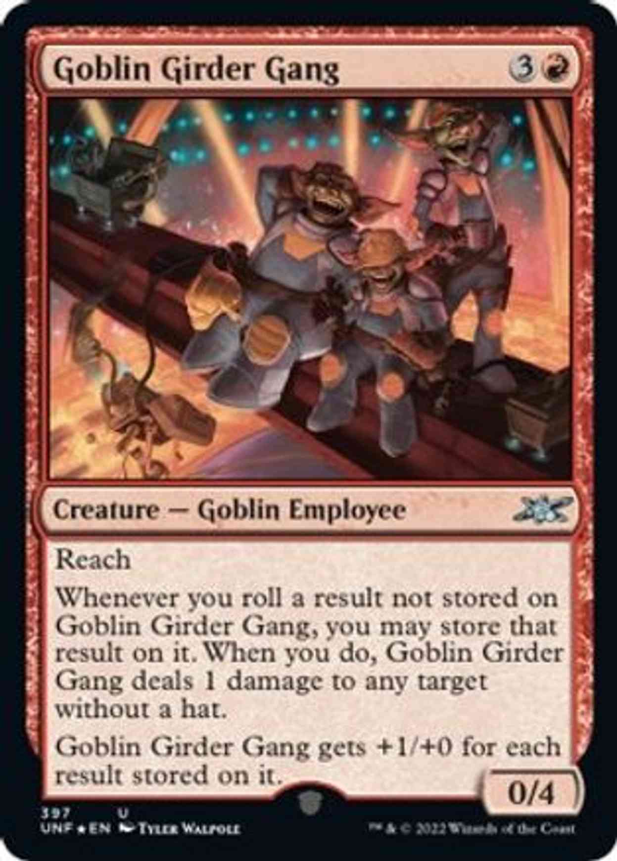 Goblin Girder Gang (Galaxy Foil) magic card front