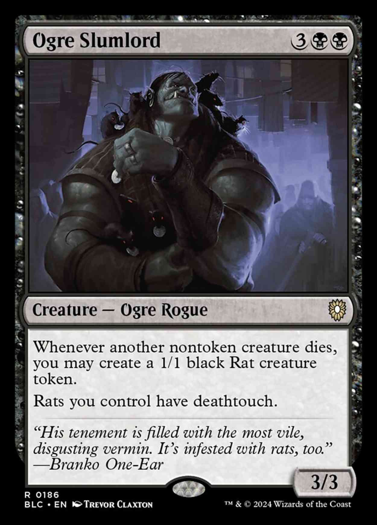 Ogre Slumlord magic card front