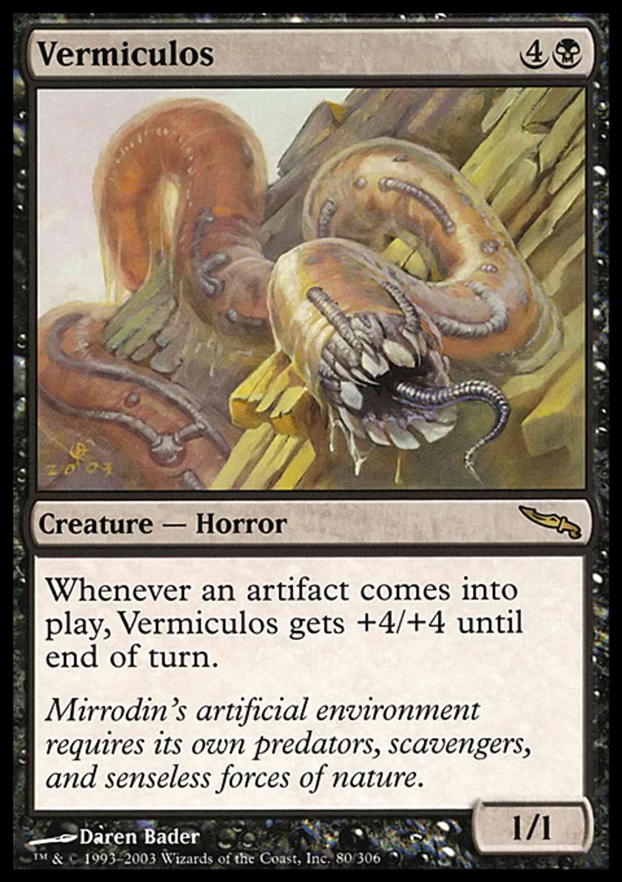 Vermiculos magic card front