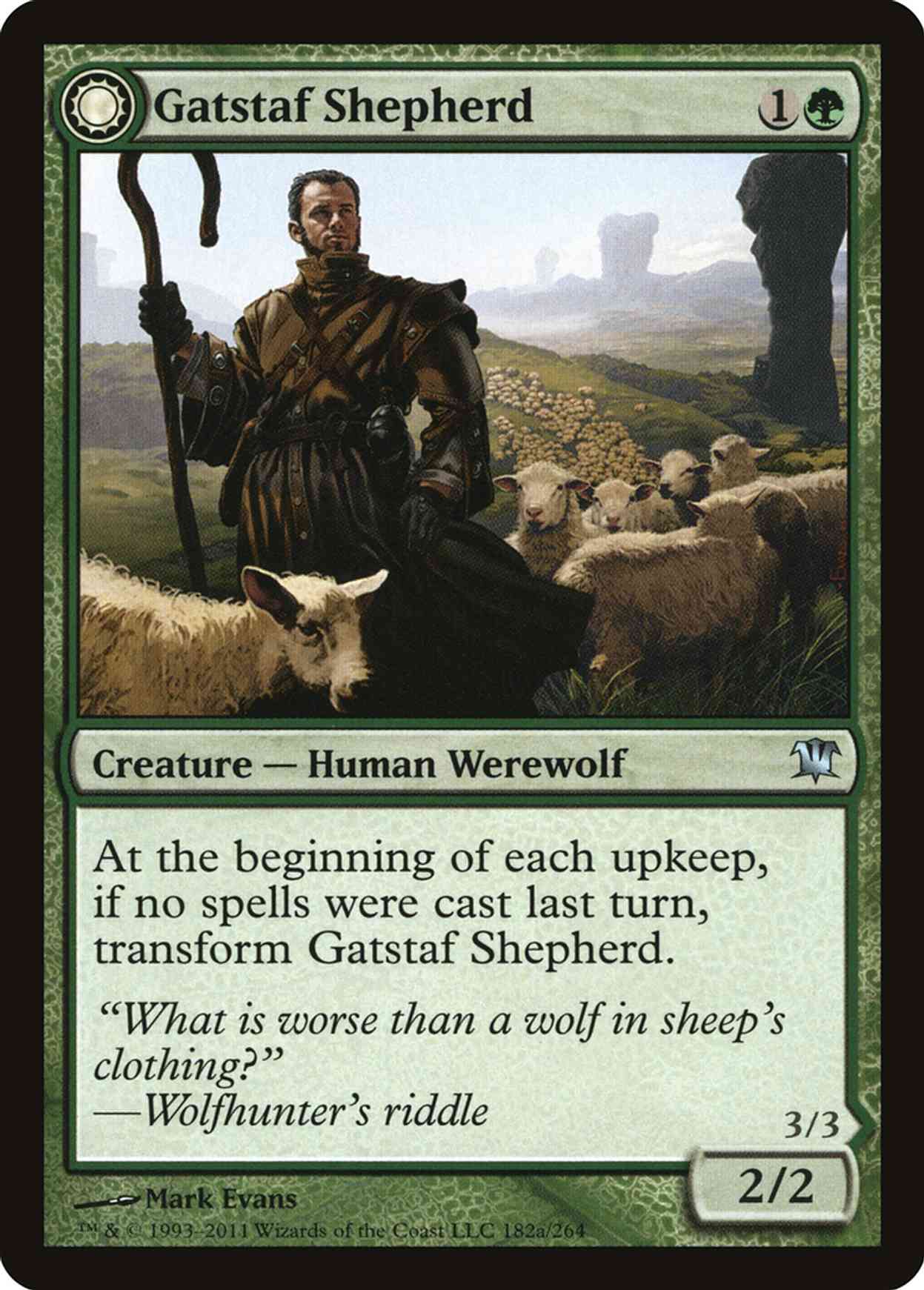 Gatstaf Shepherd magic card front