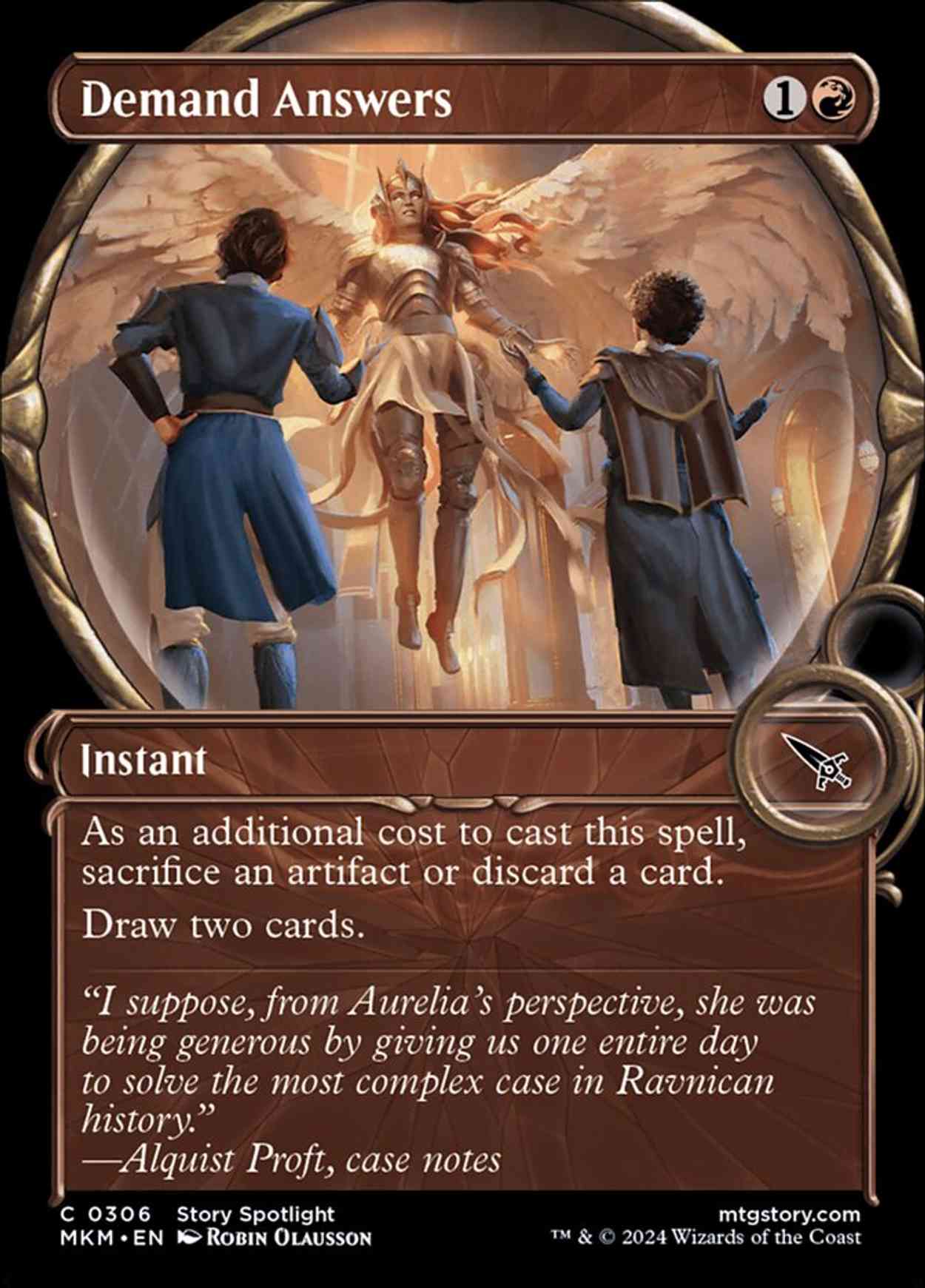 Demand Answers (Showcase) magic card front