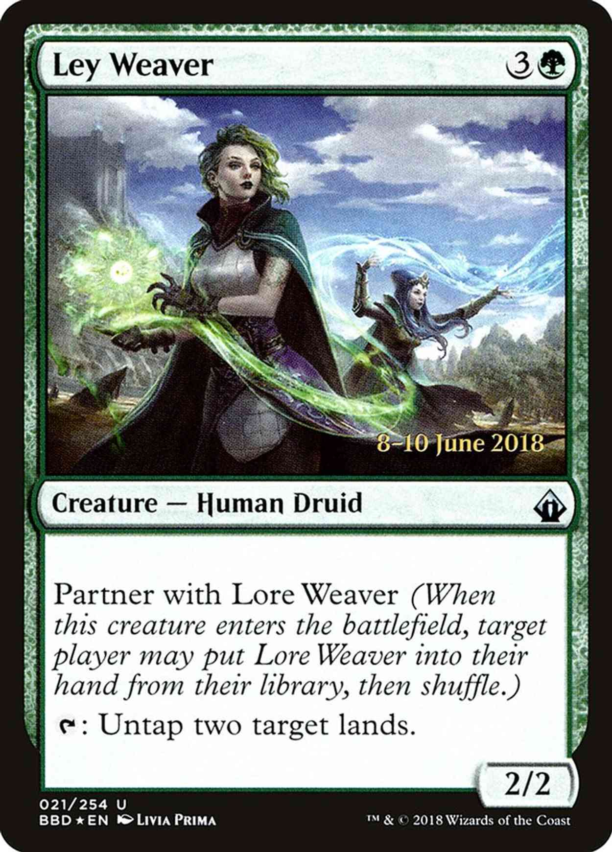 Ley Weaver magic card front