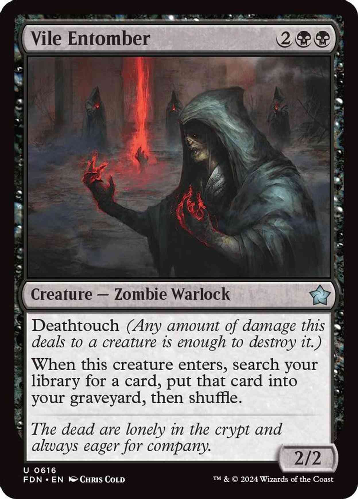 Vile Entomber magic card front