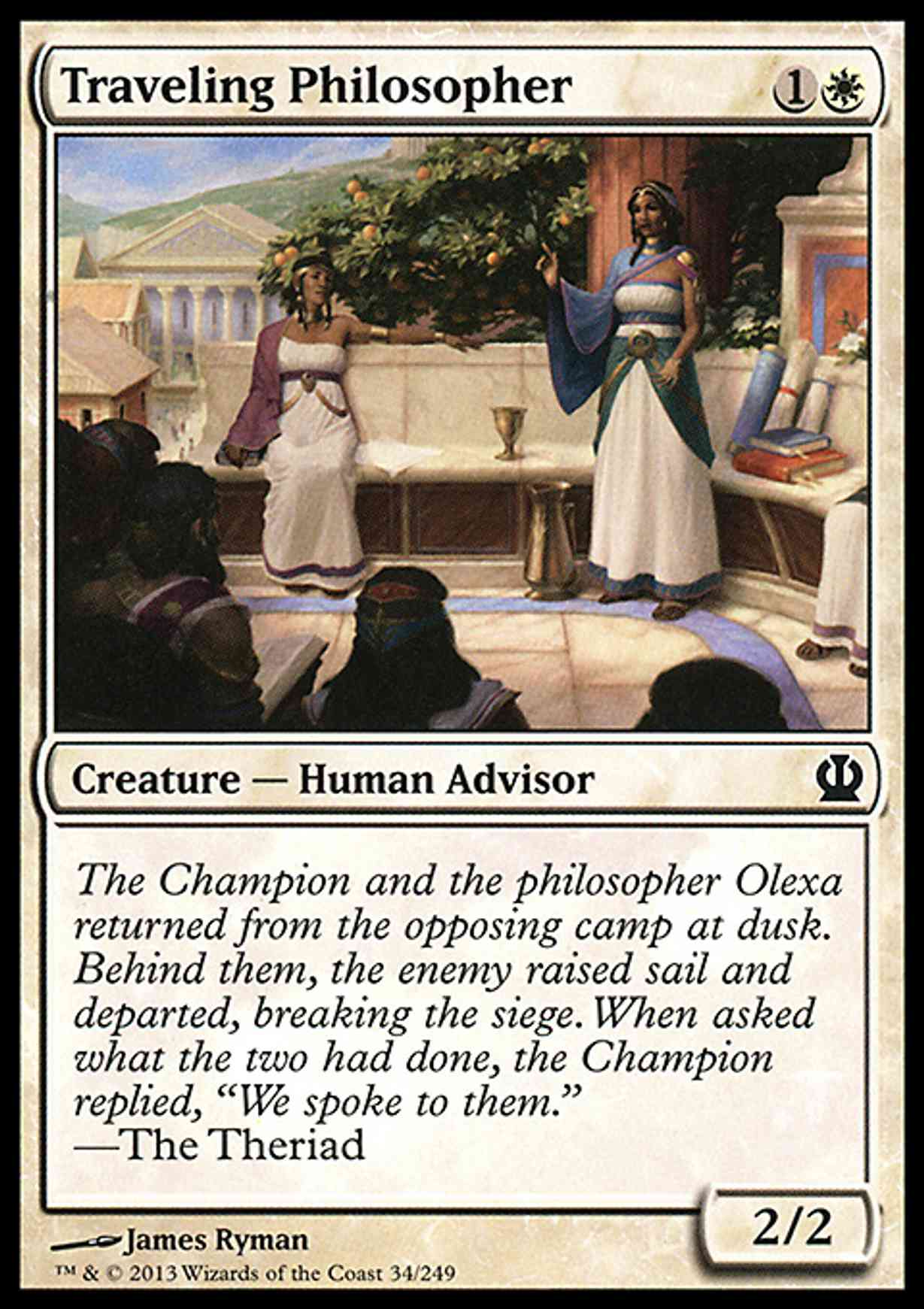 Traveling Philosopher magic card front