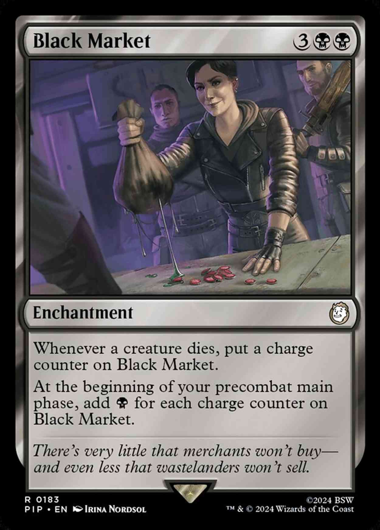 Black Market magic card front