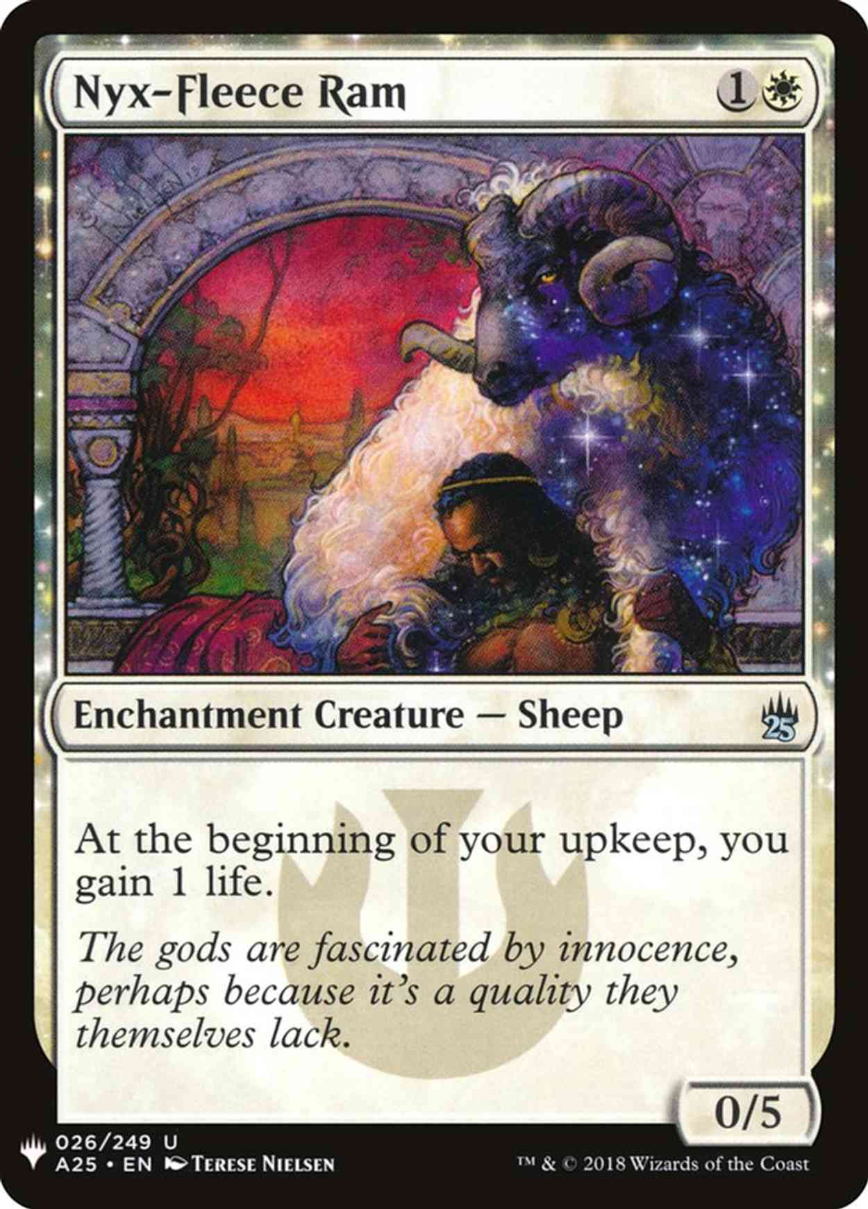 Nyx-Fleece Ram magic card front