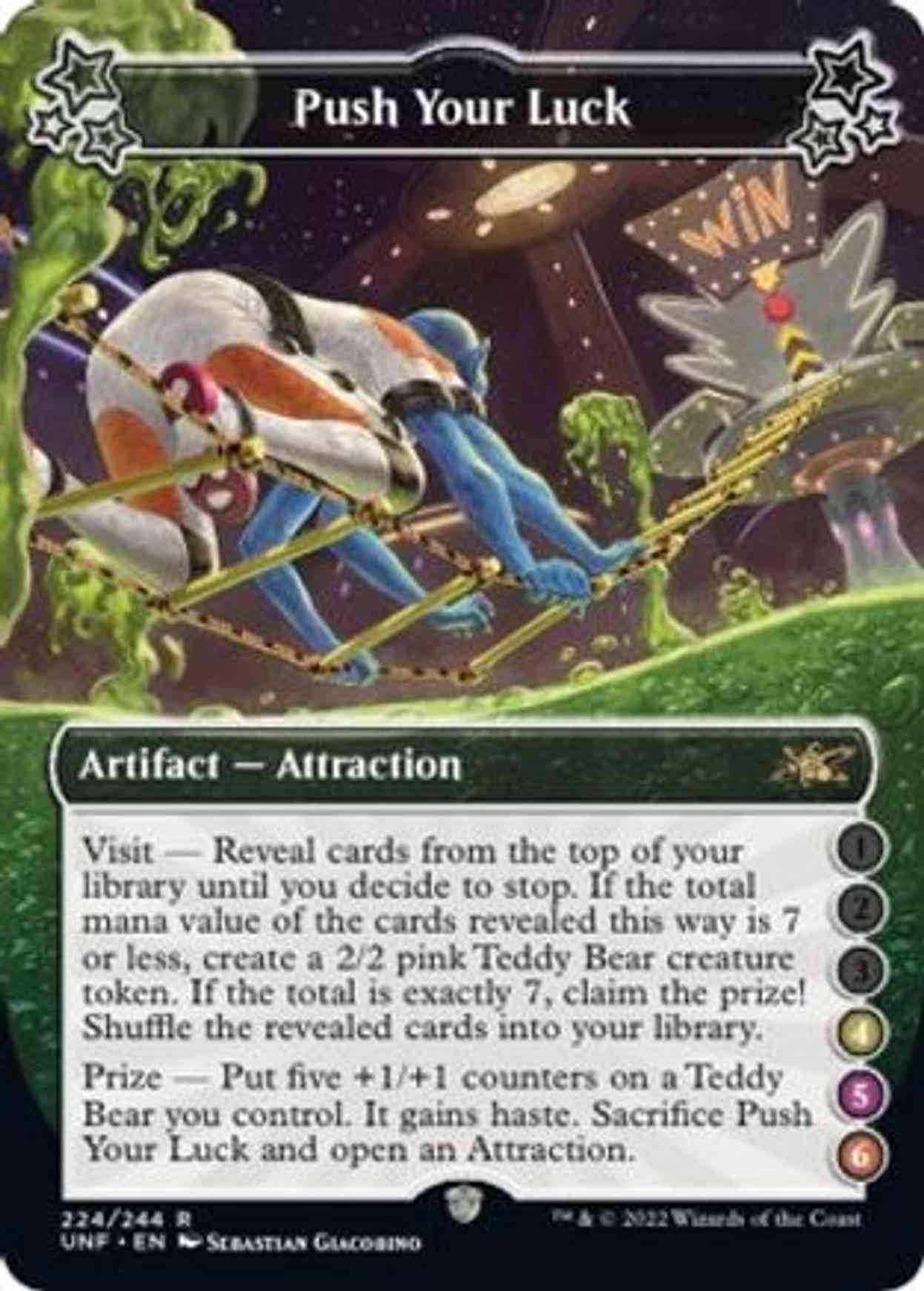 Push Your Luck (4-5-6) magic card front