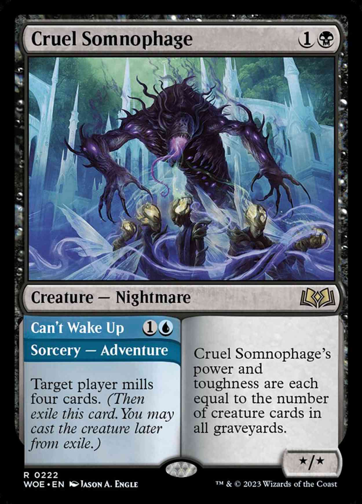 Cruel Somnophage magic card front