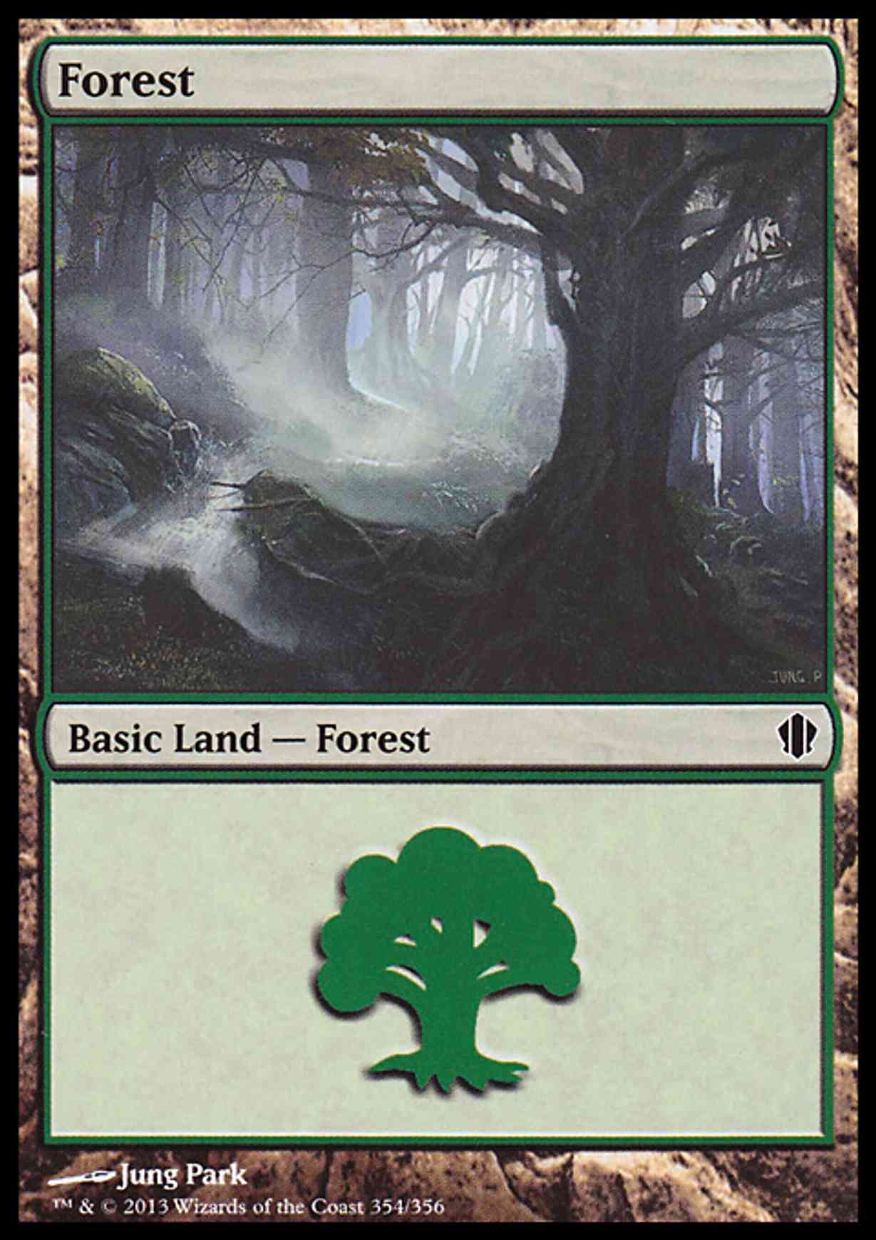 Forest (354) magic card front