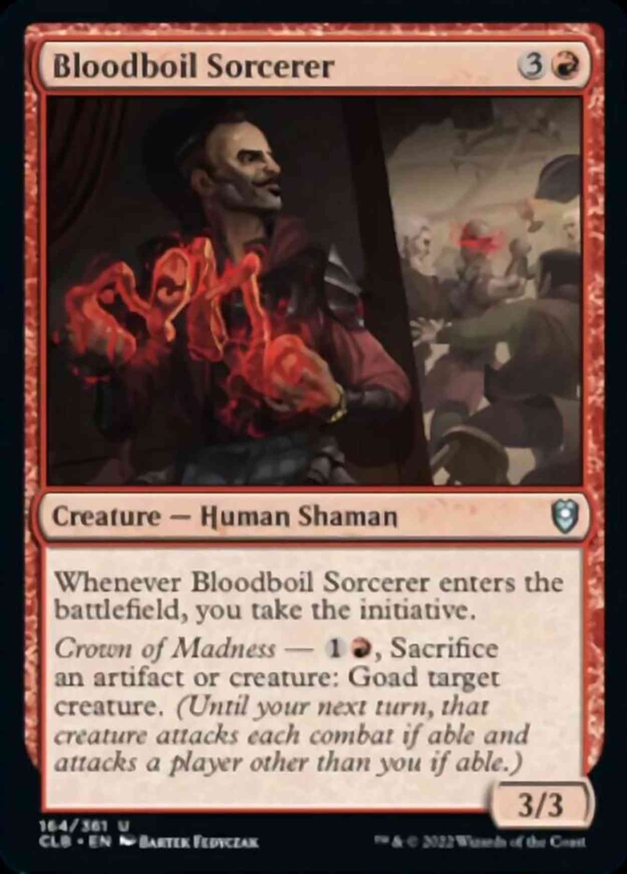Bloodboil Sorcerer magic card front