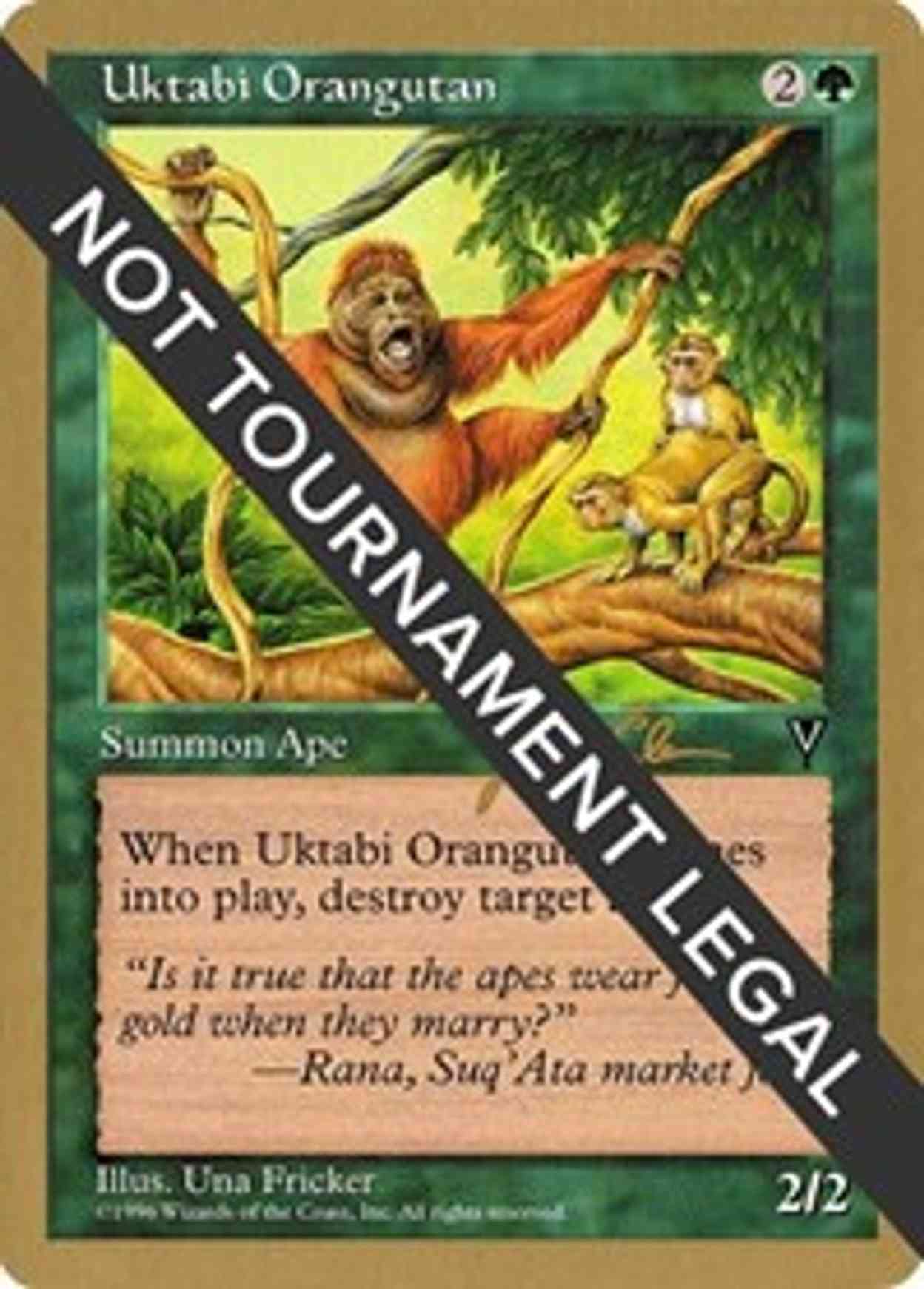 Uktabi Orangutan - 1997 Jakub Slemr (VIS) magic card front