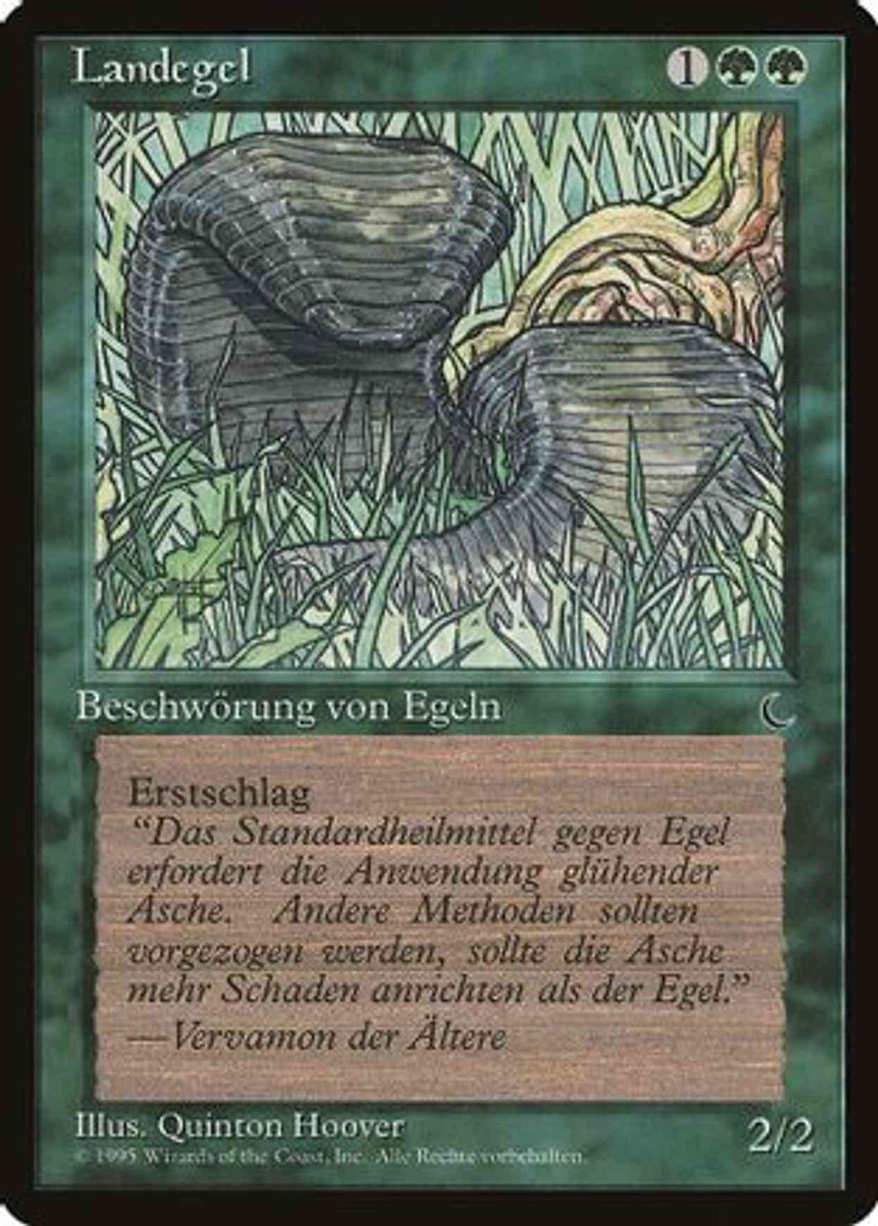 Land Leeches (German) - "Landegel" magic card front