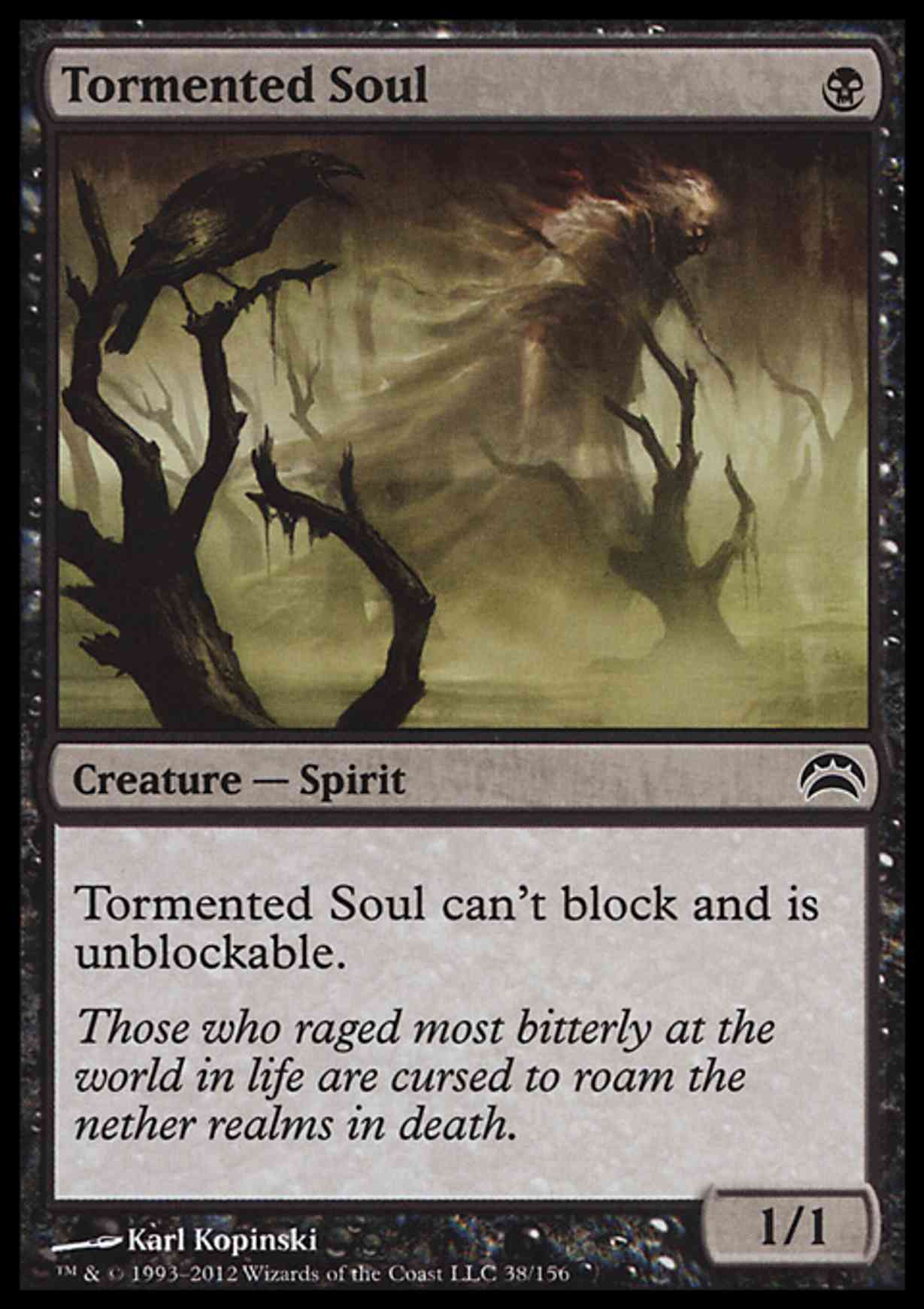 Tormented Soul magic card front