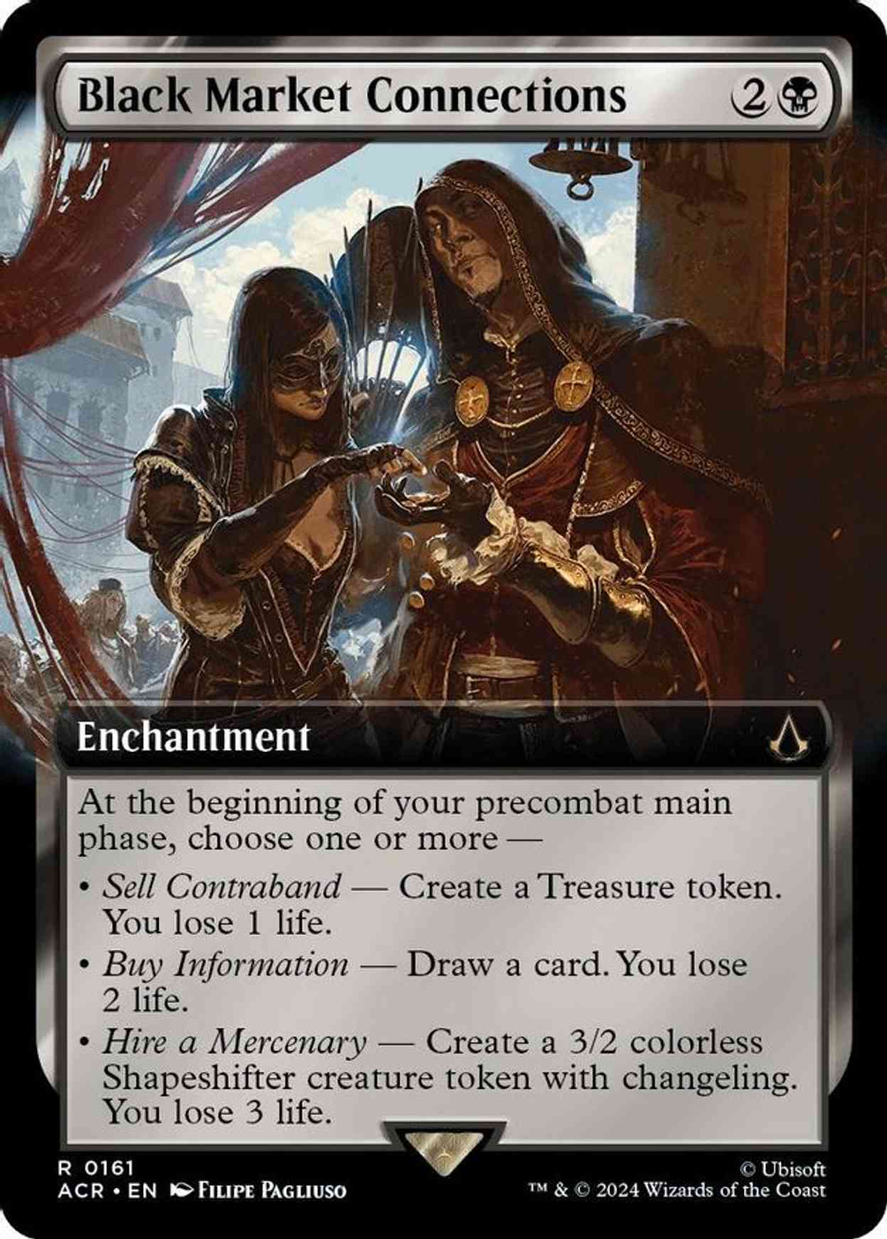 Black Market Connections (Extended Art) magic card front