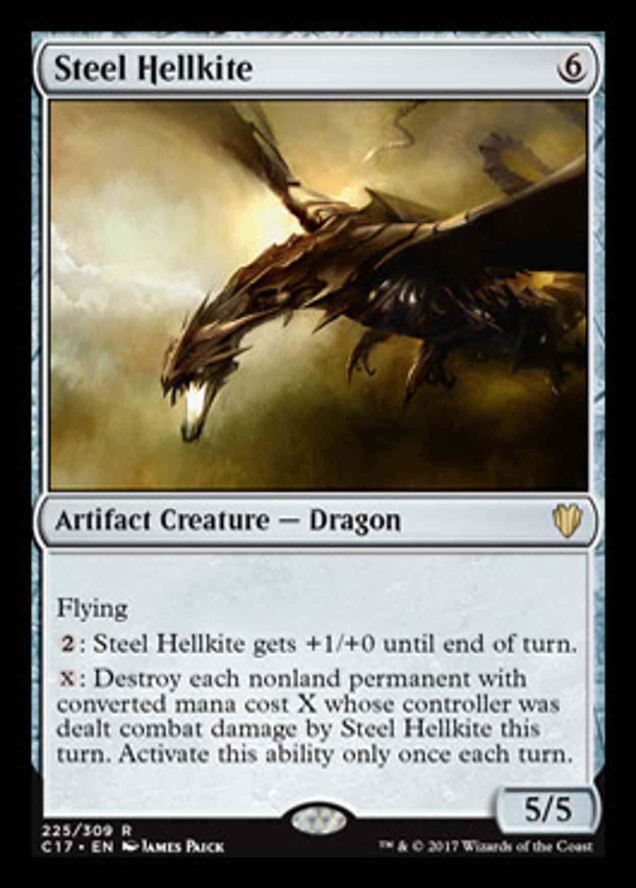 Steel Hellkite magic card front