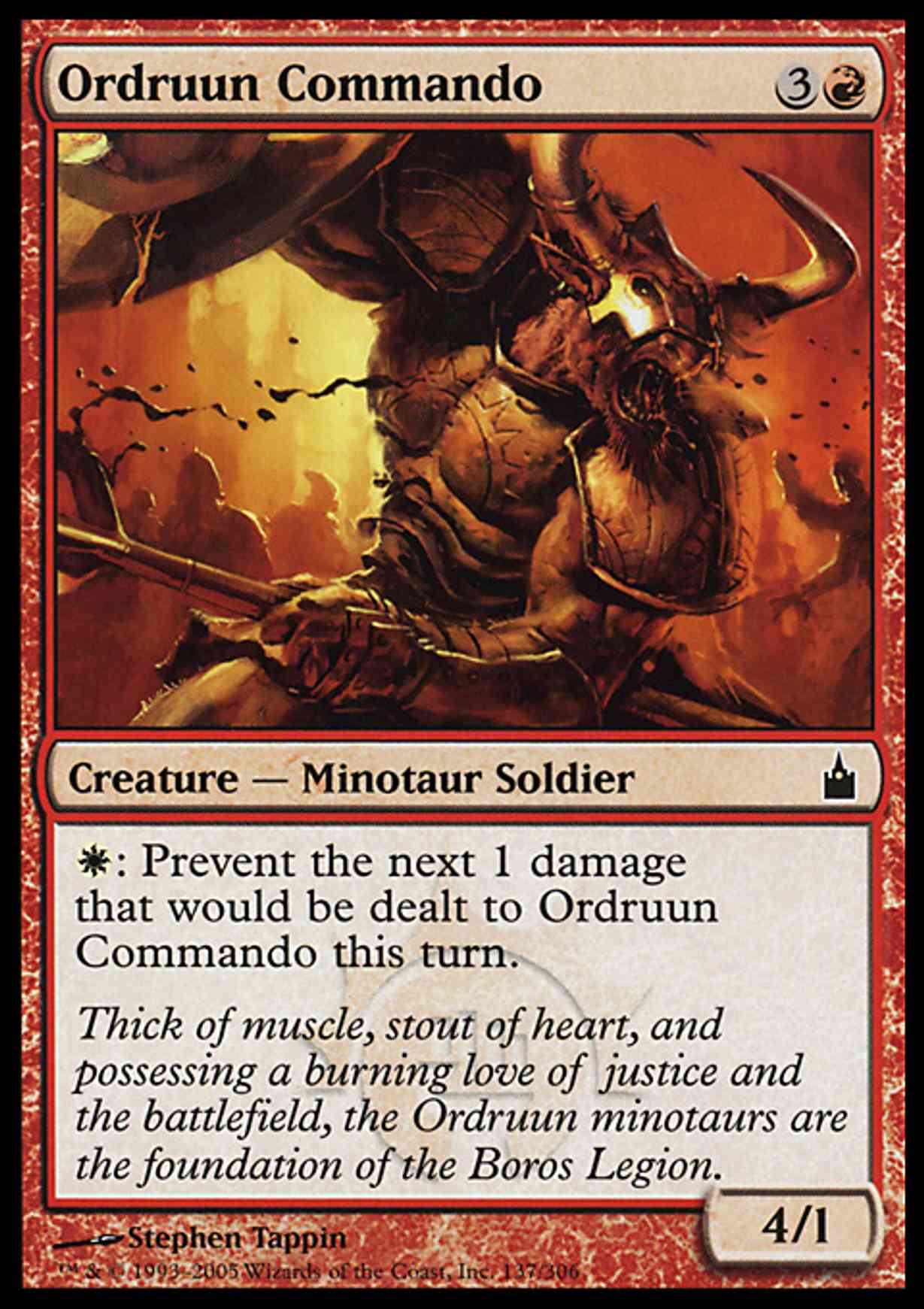 Ordruun Commando magic card front