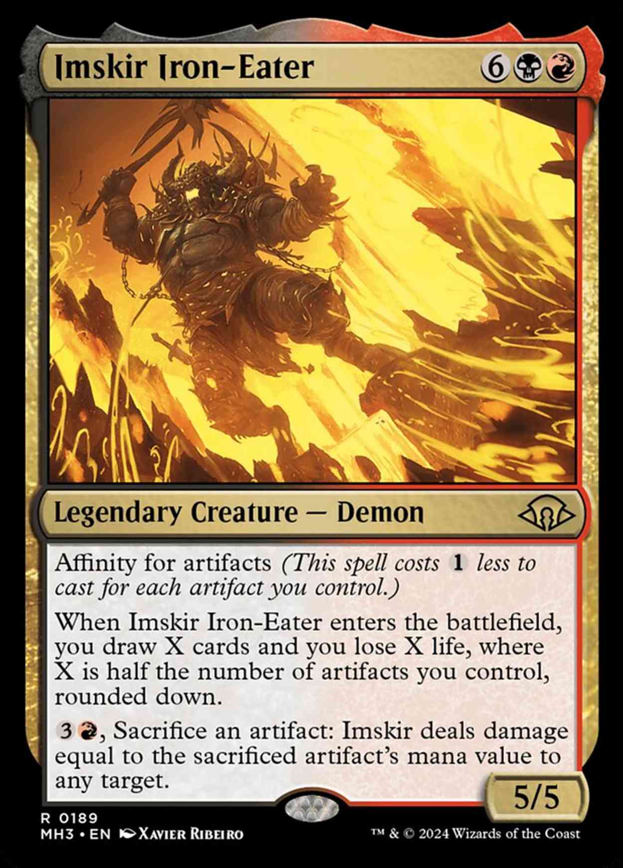 Imskir Iron-Eater magic card front