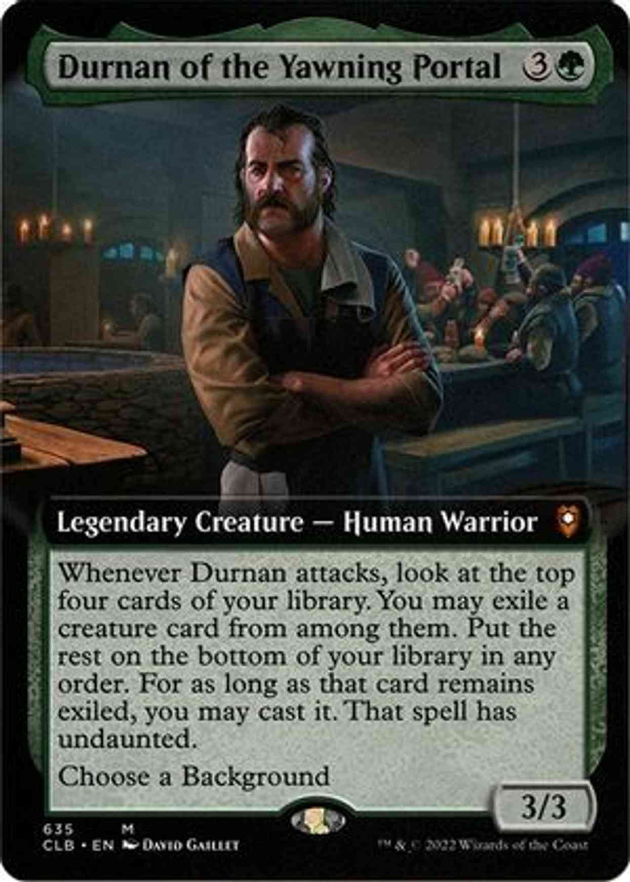 Durnan of the Yawning Portal (Extended Art) magic card front