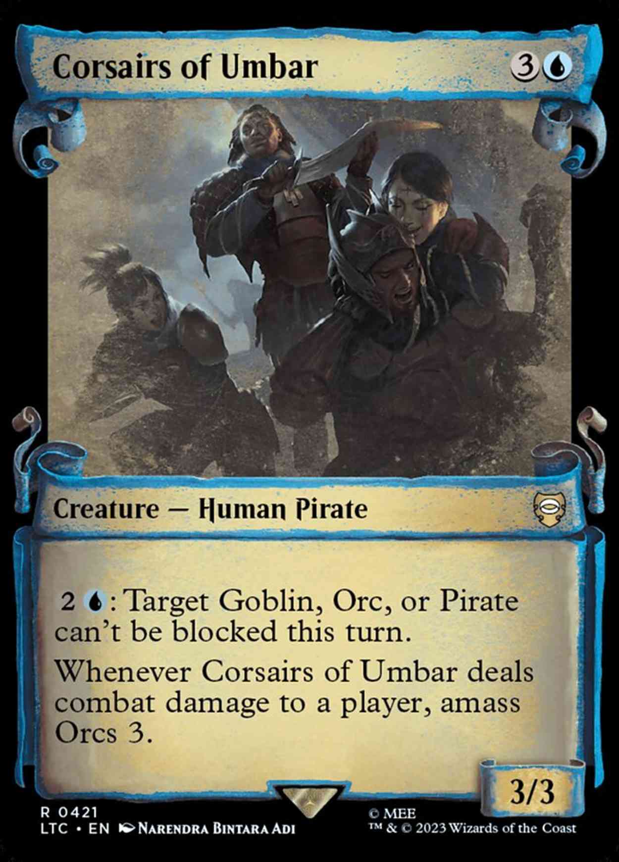 Corsairs of Umbar (Showcase Scrolls) magic card front