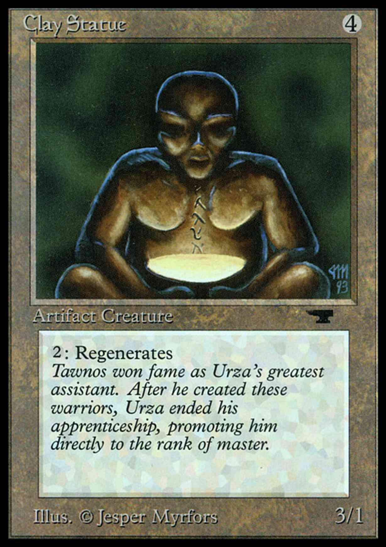 Clay Statue magic card front