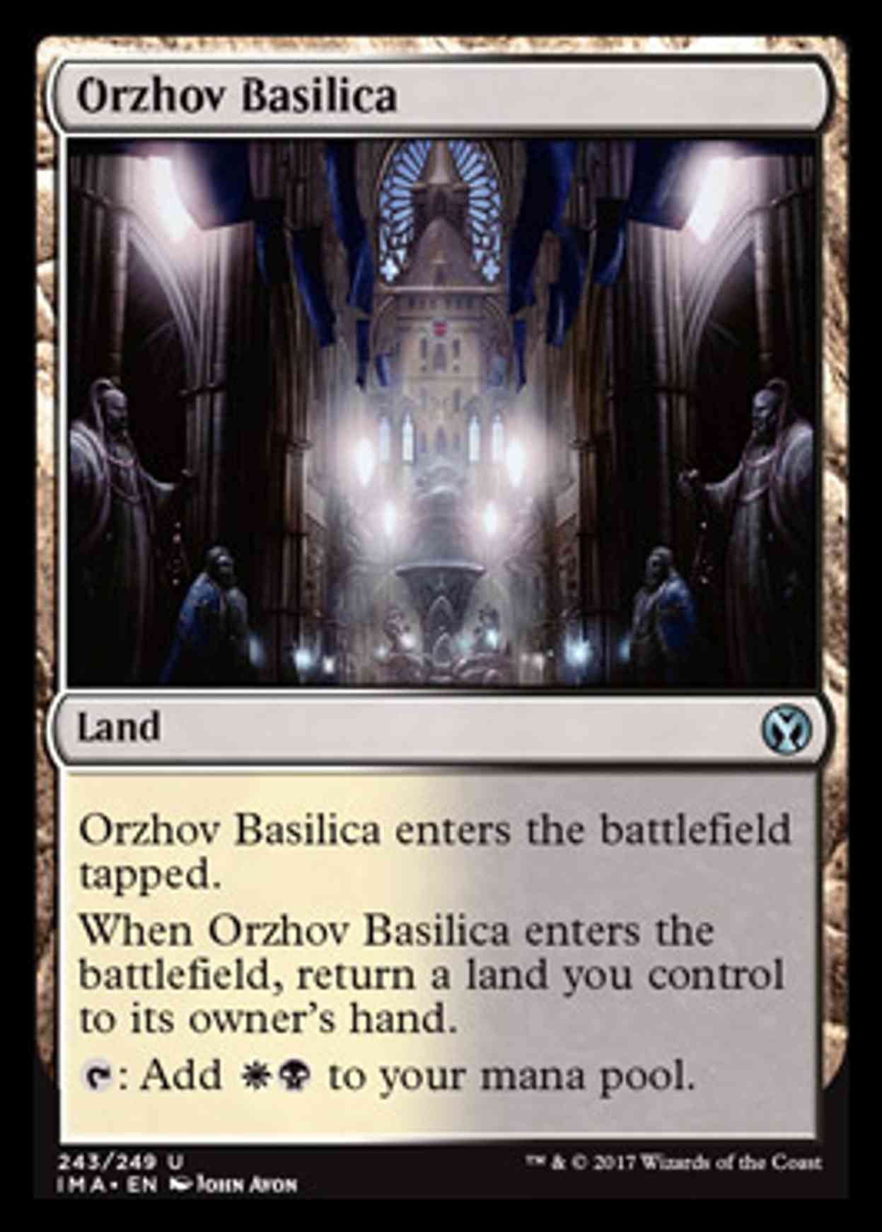 Orzhov Basilica magic card front