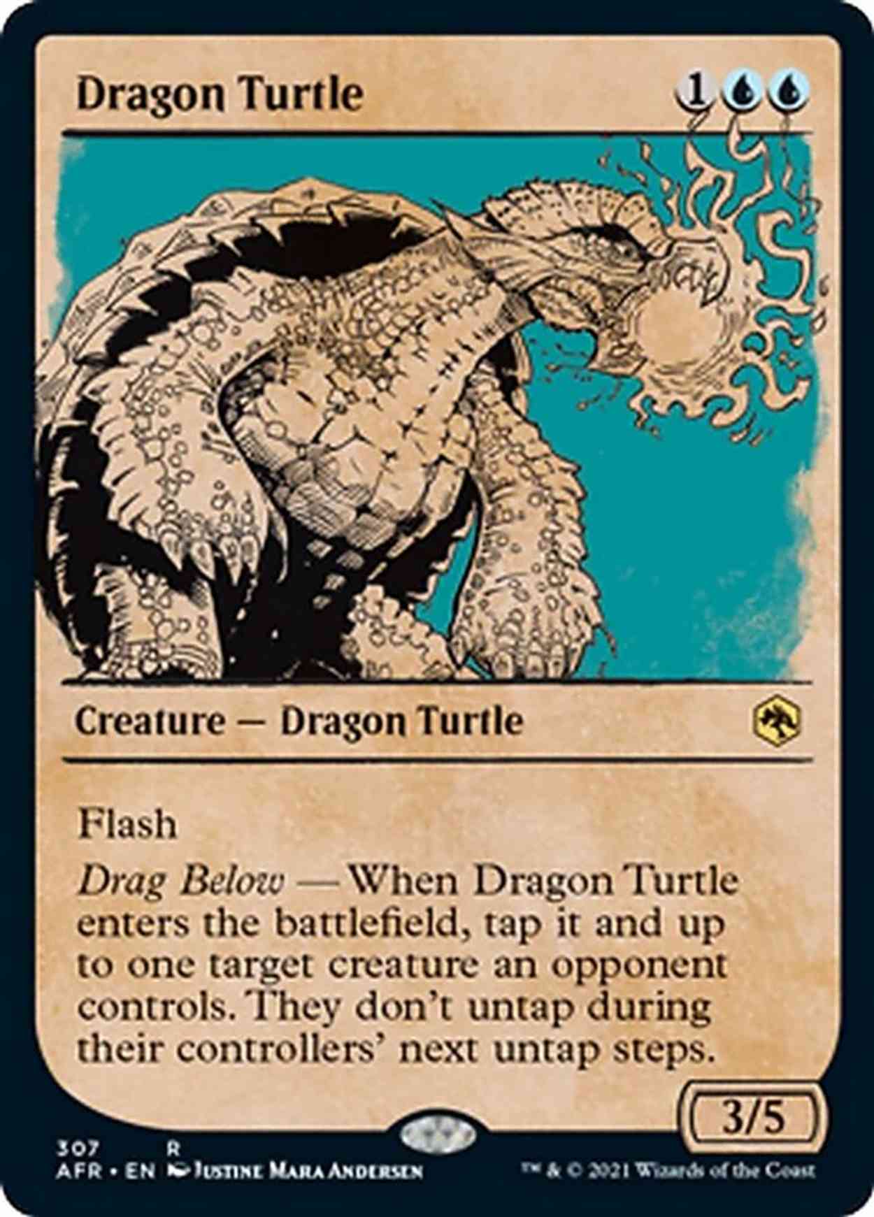 Dragon Turtle (Showcase) magic card front