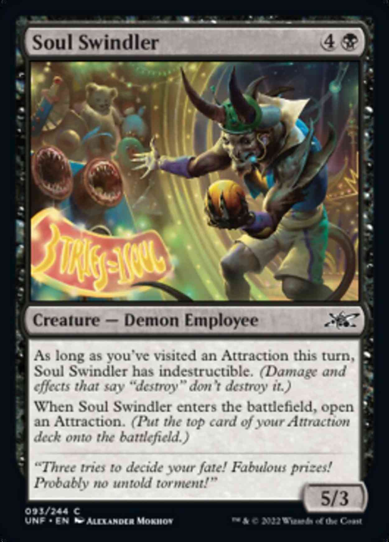 Soul Swindler magic card front