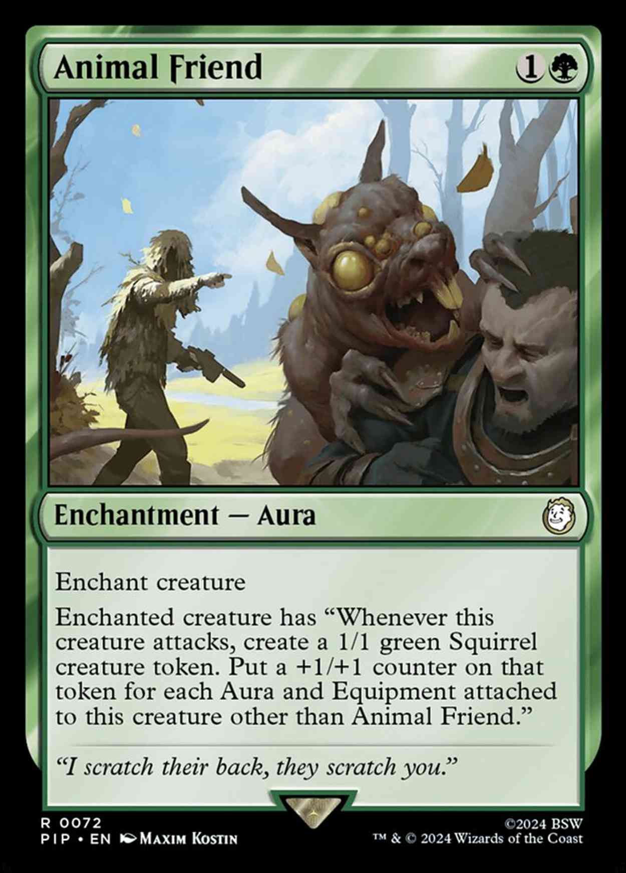 Animal Friend magic card front